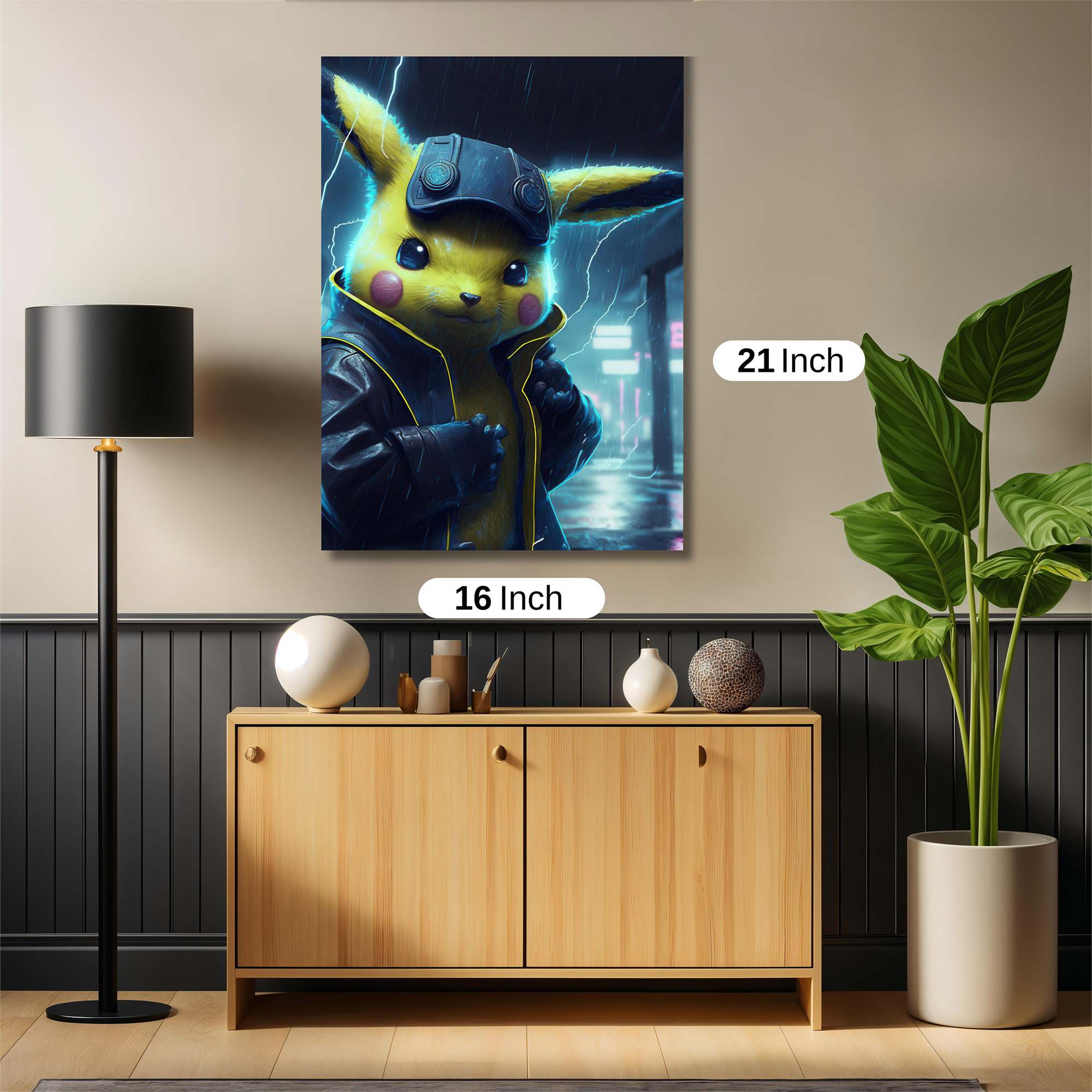 Pikachu Pulse Safe Wall Magnetic / M