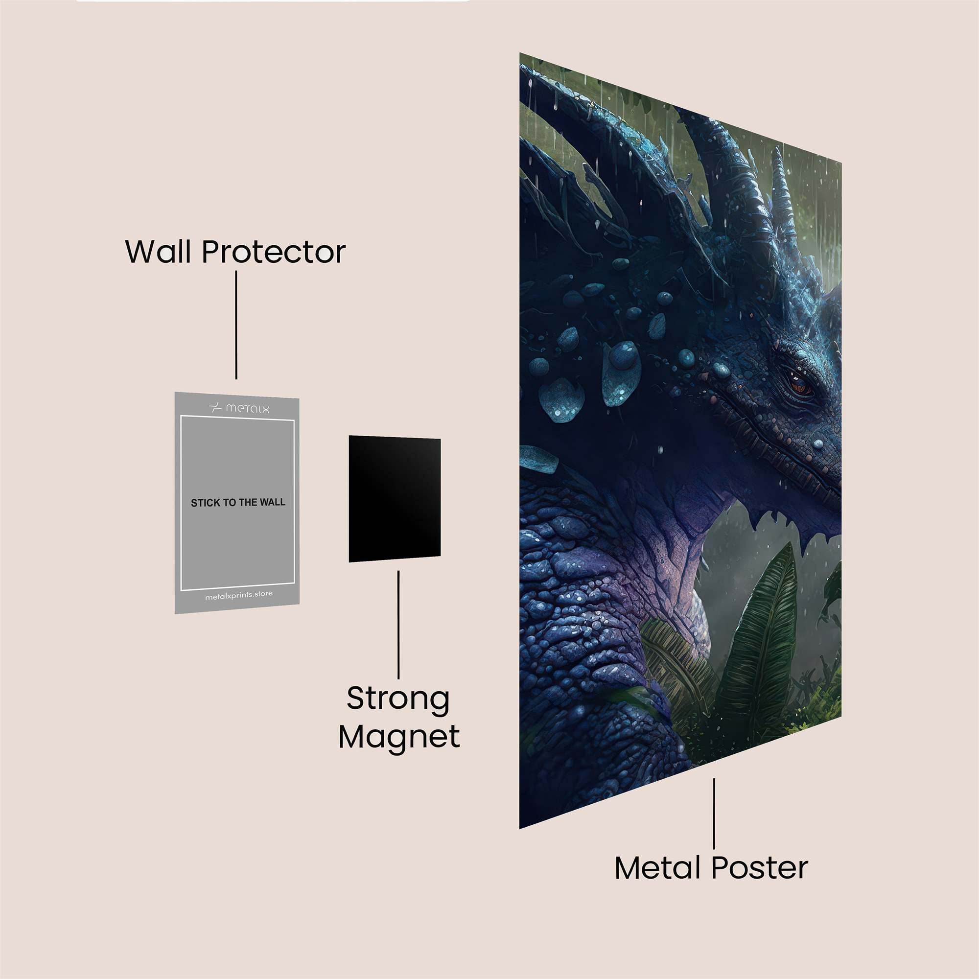 Dreadnought Serenity Safe Wall Magnetic / M