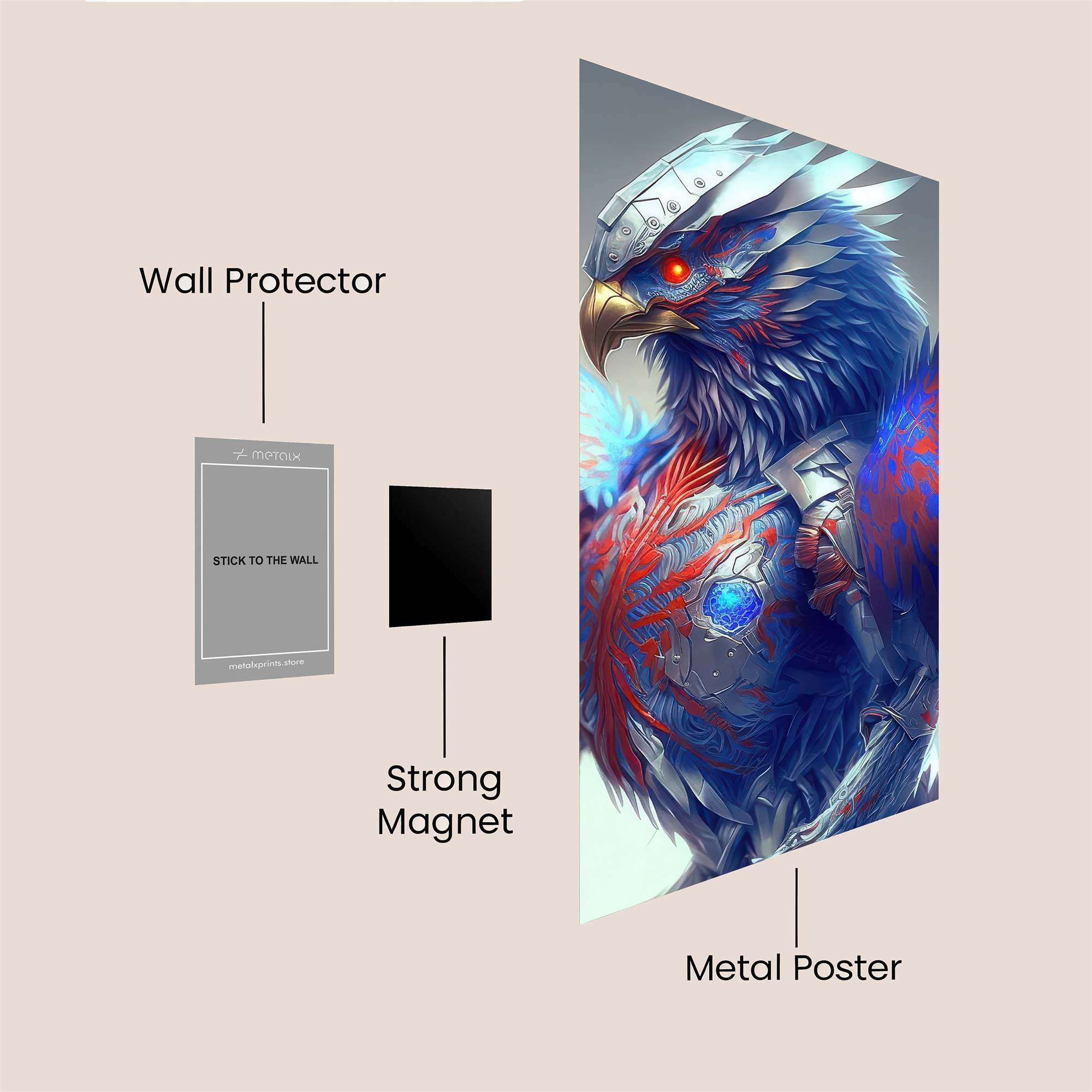 Phoenix Blaze Safe Wall Magnetic / M