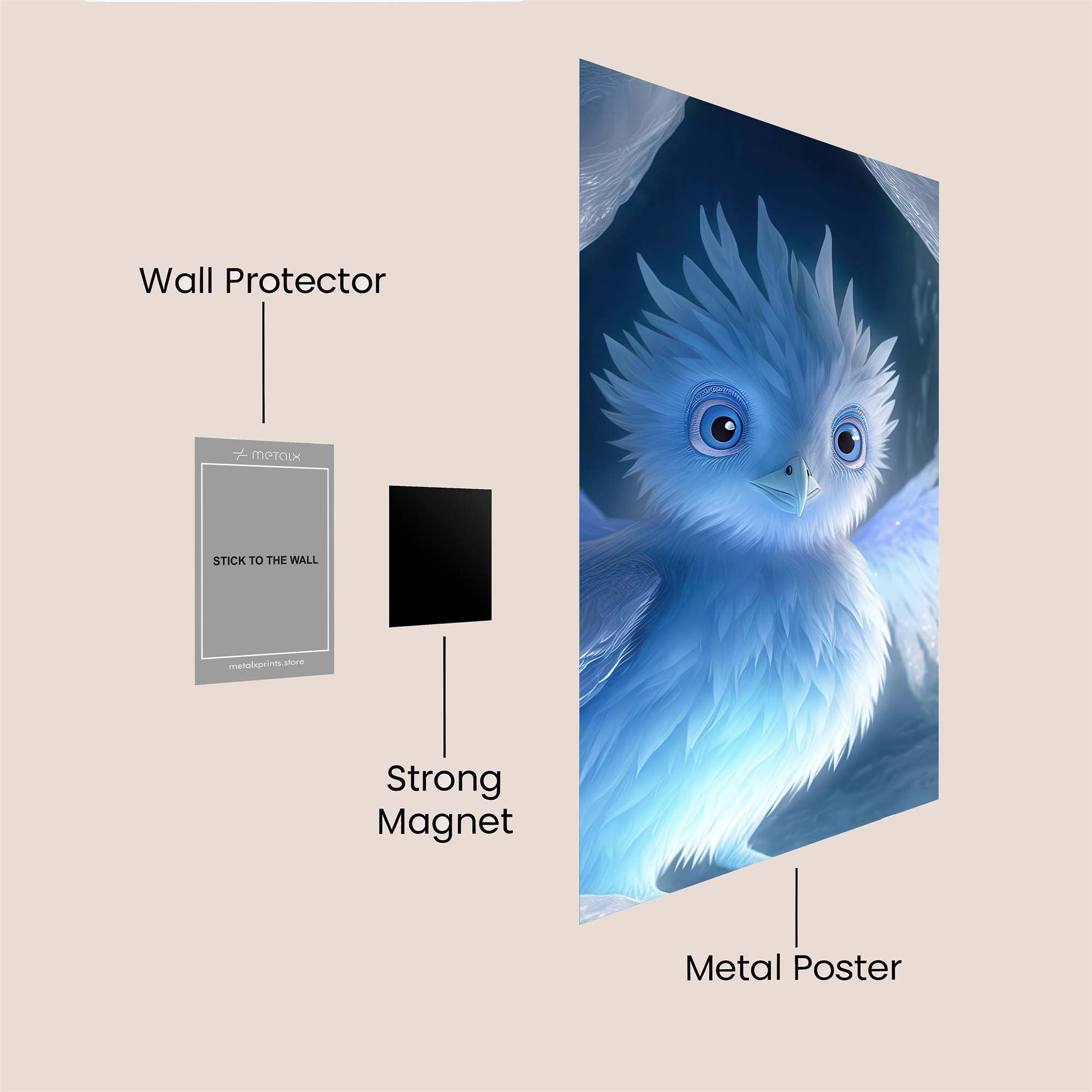 Frosty Wonder Safe Wall Magnetic / M