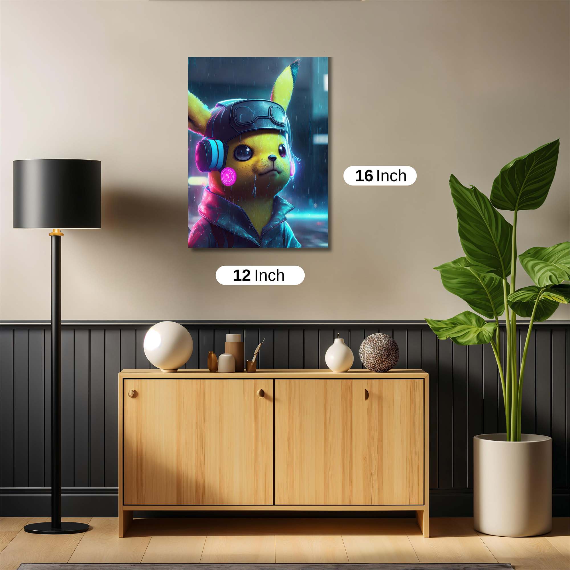 Pikachu Pulse Safe Wall Magnetic / M