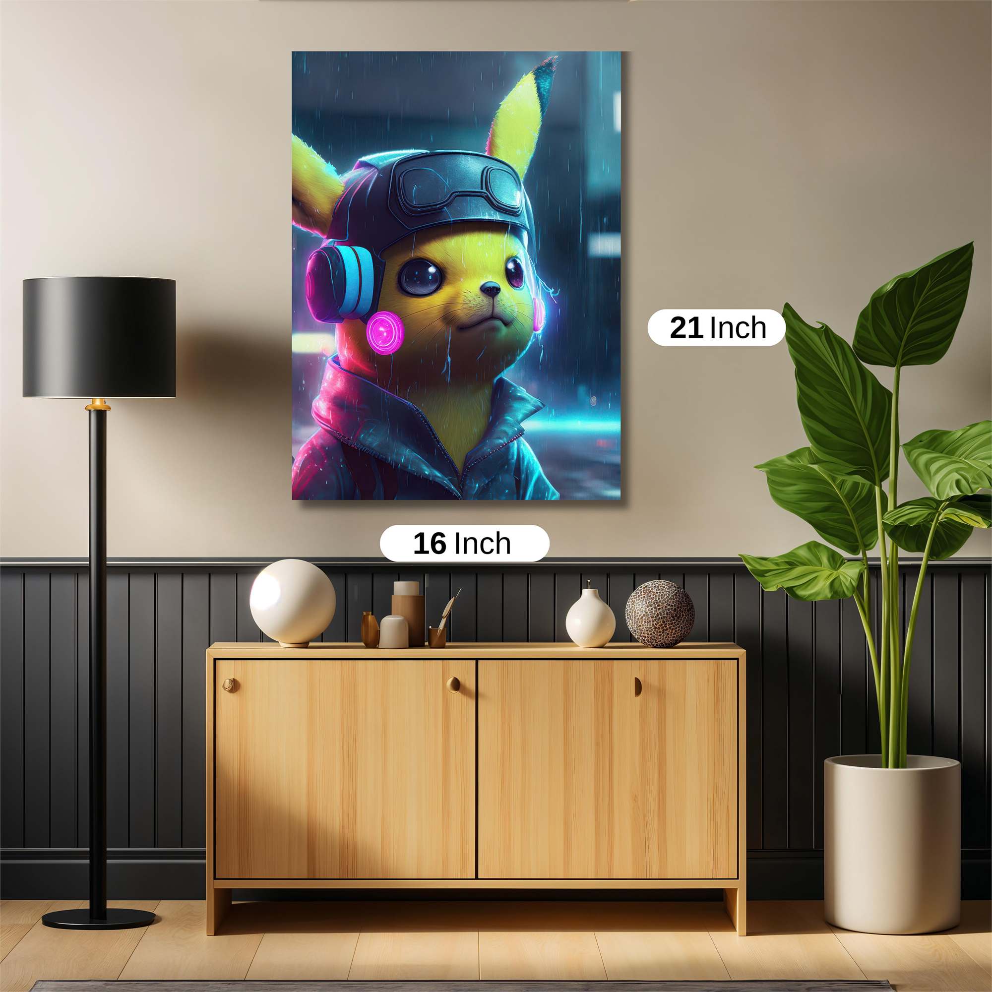 Pikachu Pulse Safe Wall Magnetic / M