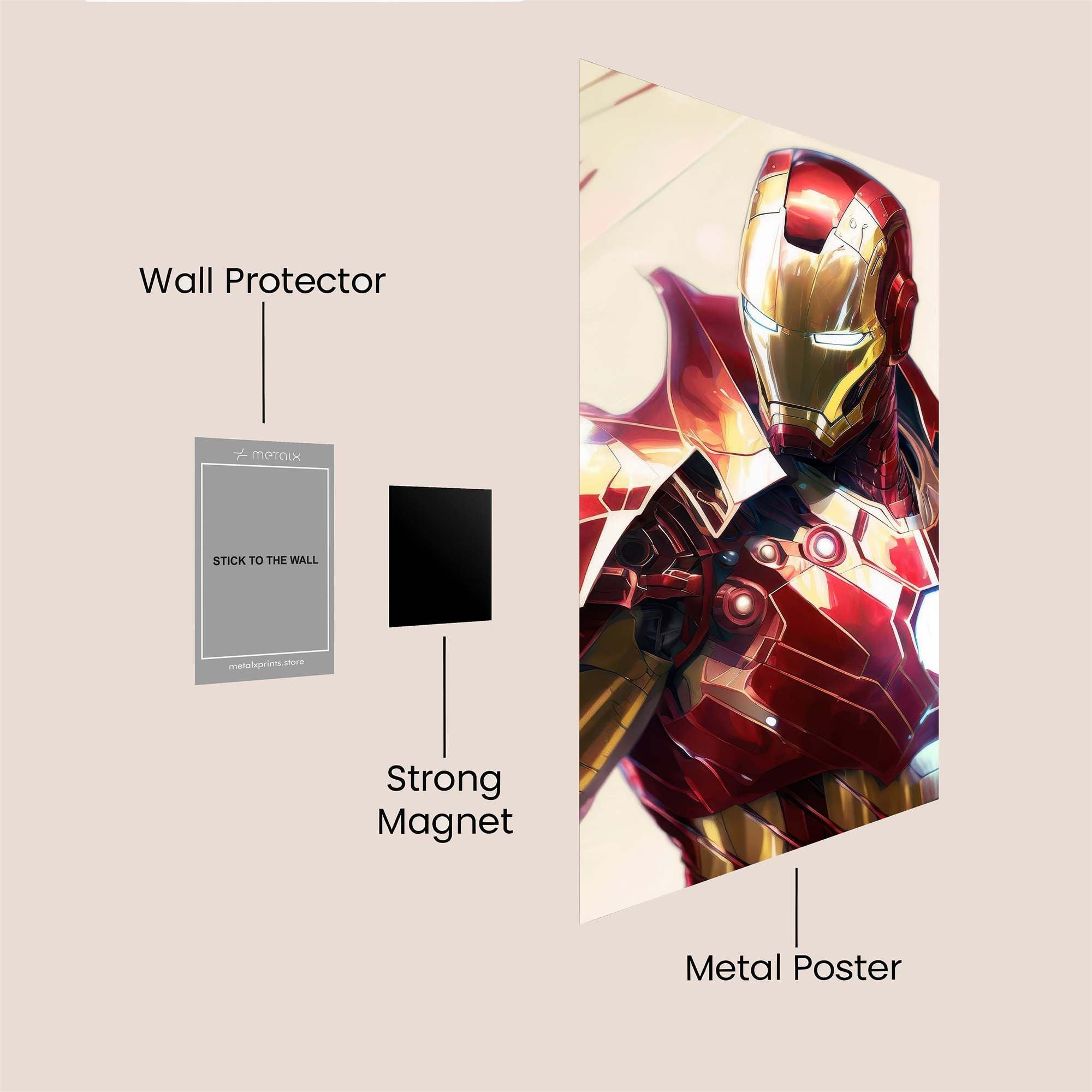 Iron Valor Safe Wall Magnetic / M