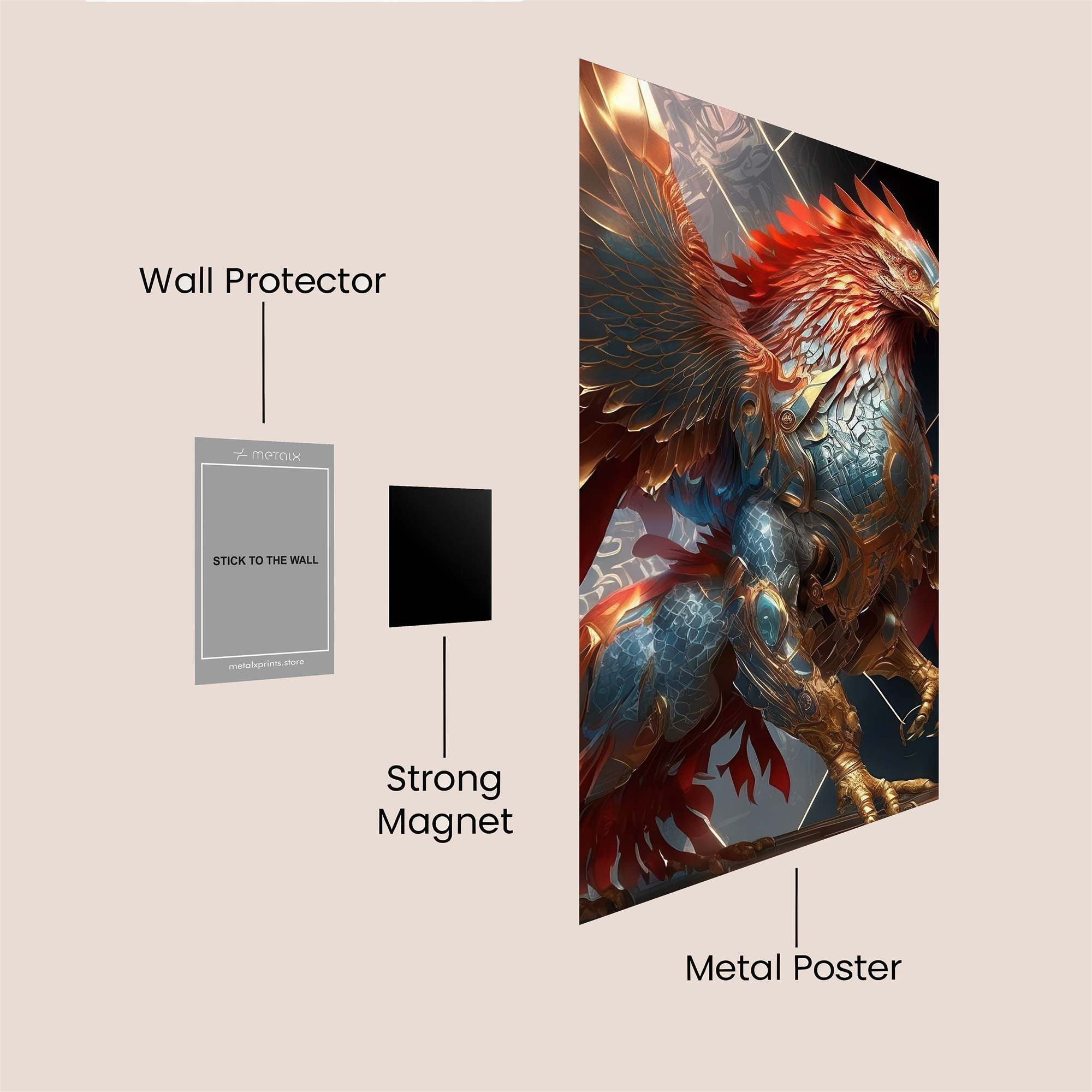 Phoenix Radiant Safe Wall Magnetic / M