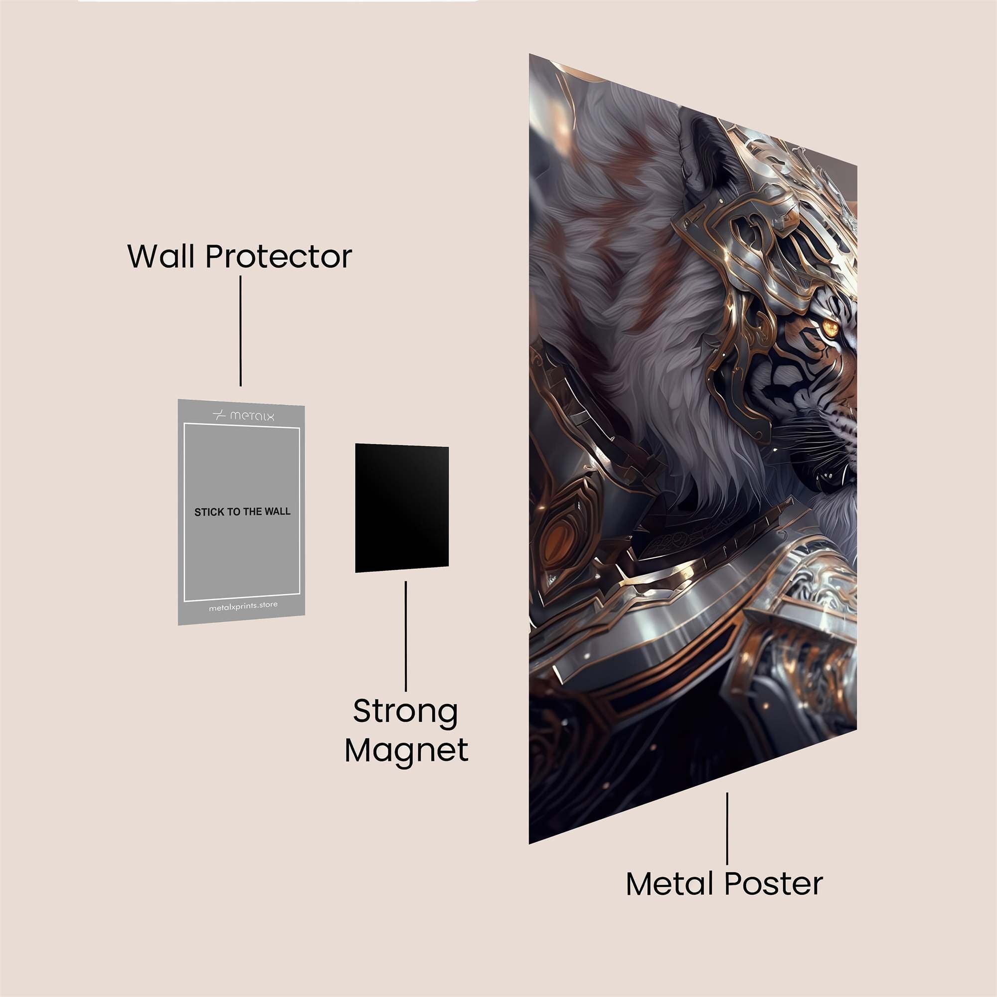 Regal Warrior Safe Wall Magnetic / M