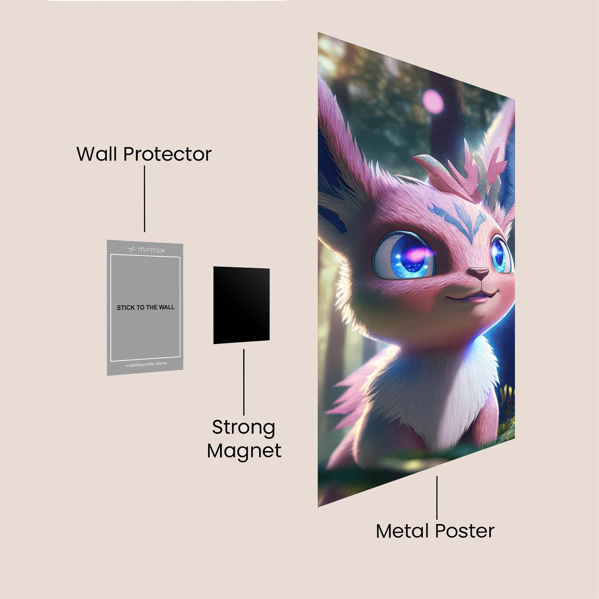 Sylveon Serenity Safe Wall Magnetic / M