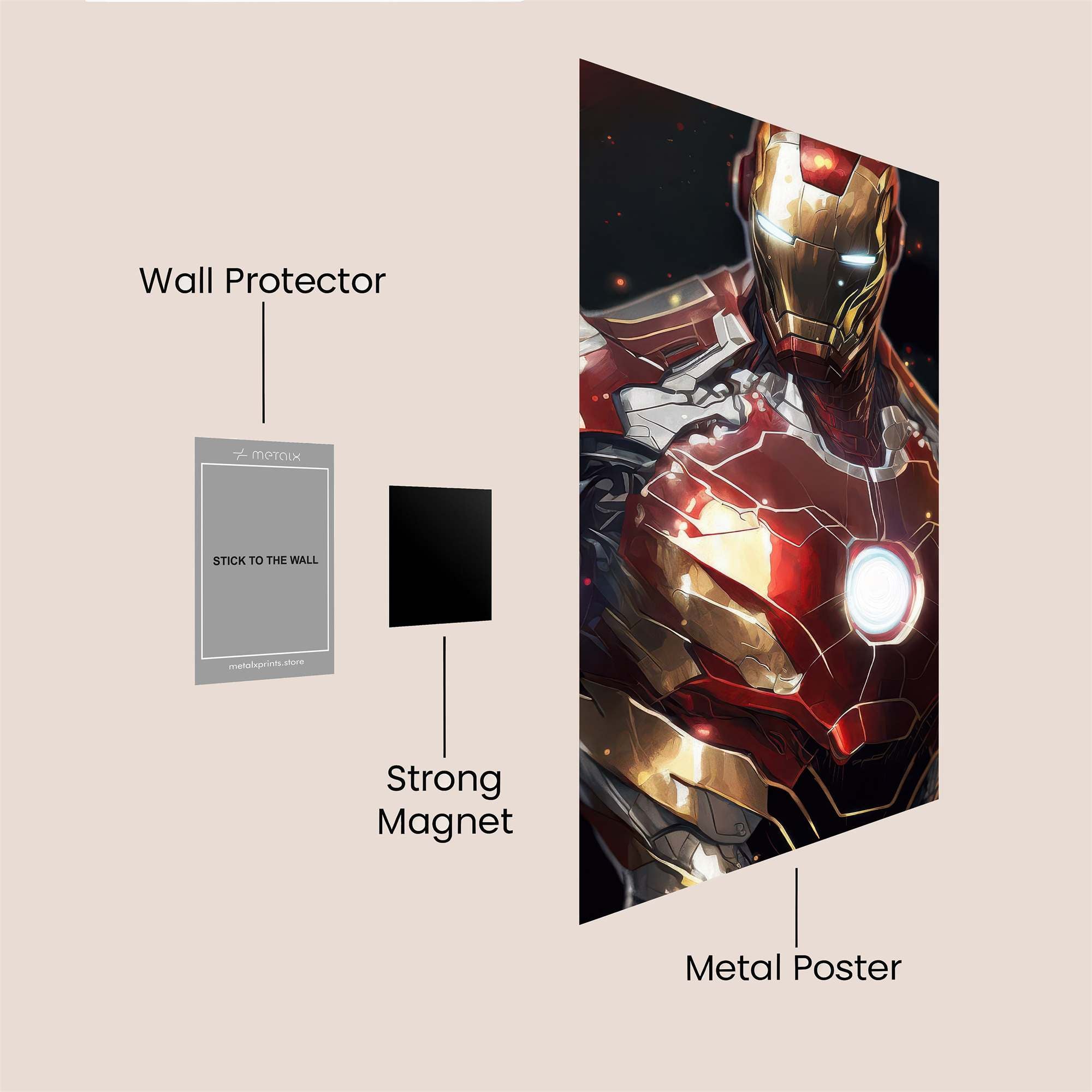 Ironheart Radiant Safe Wall Magnetic / M