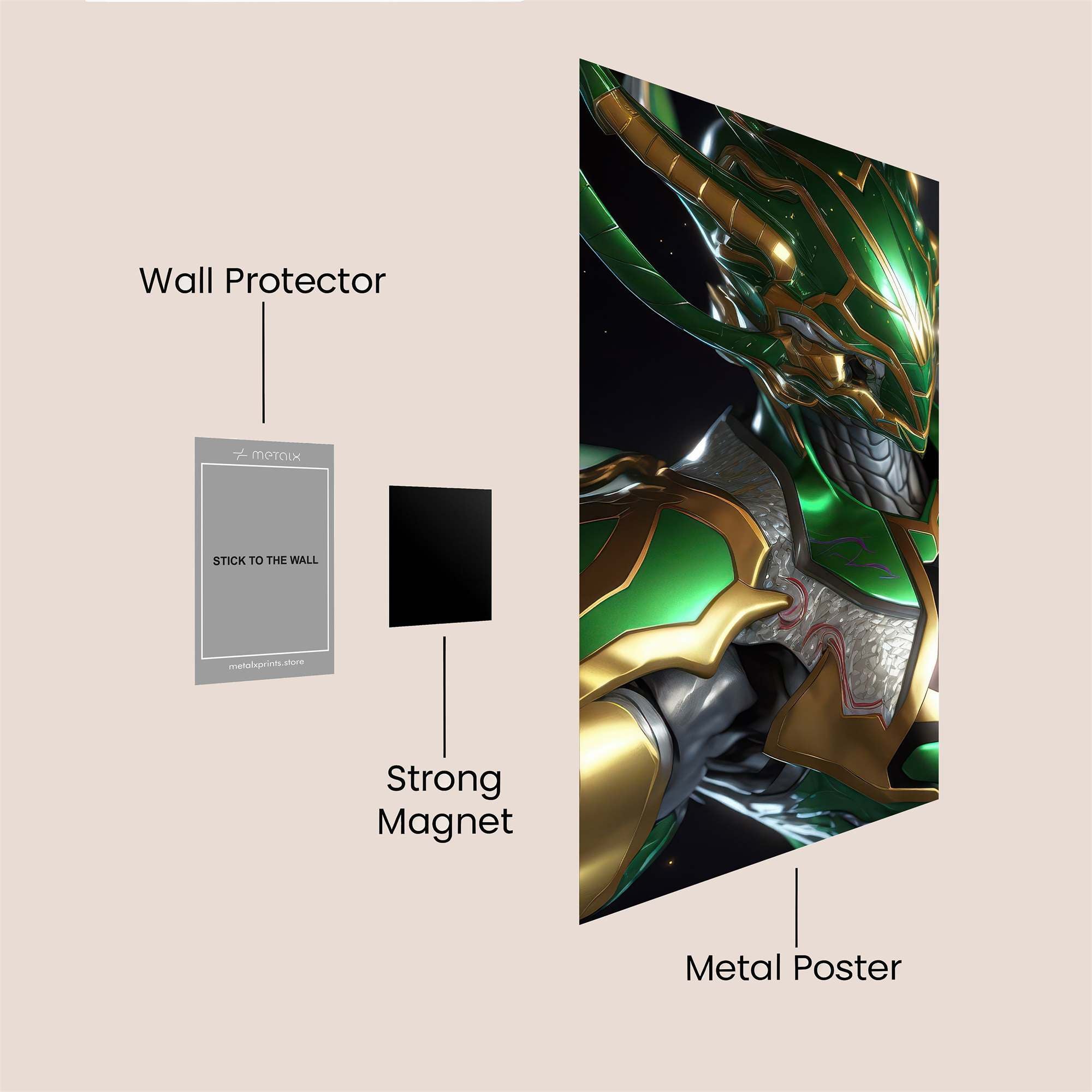 Insecta Majestic Safe Wall Magnetic / M