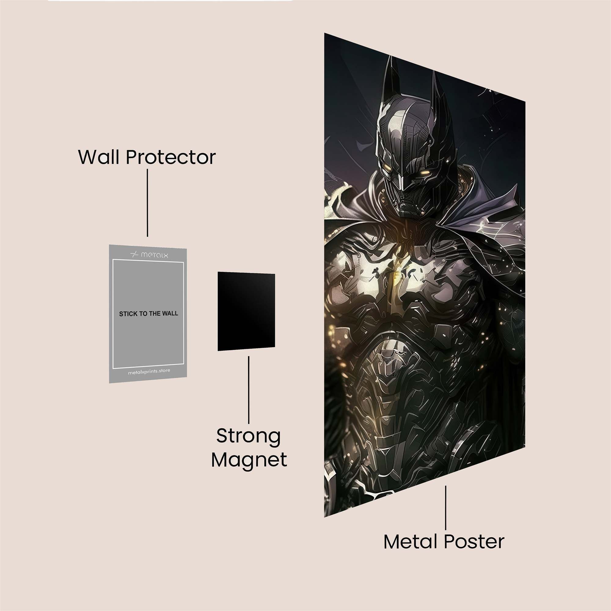Batman Sinister Safe Wall Magnetic / M