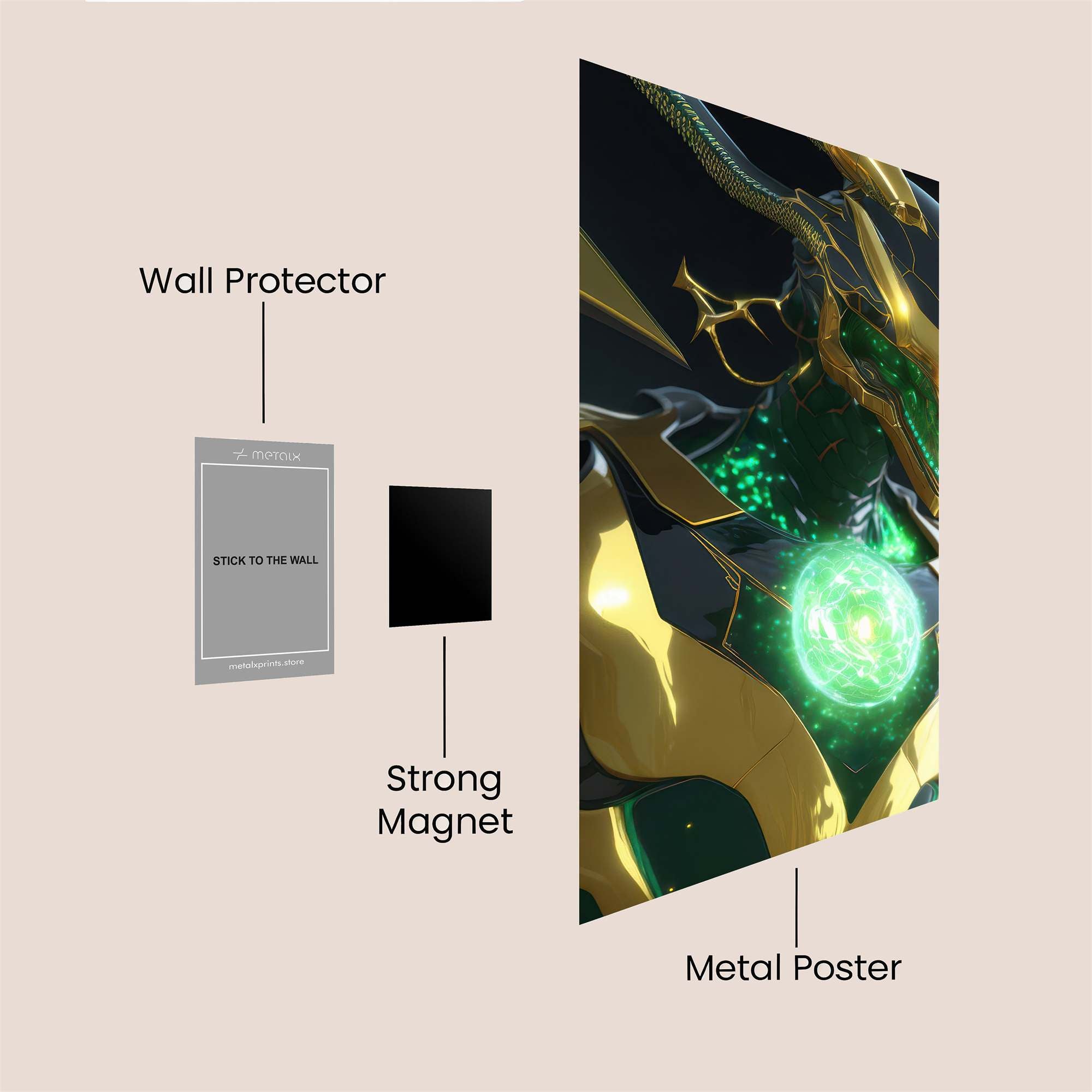 Spectra Radiant Safe Wall Magnetic / M