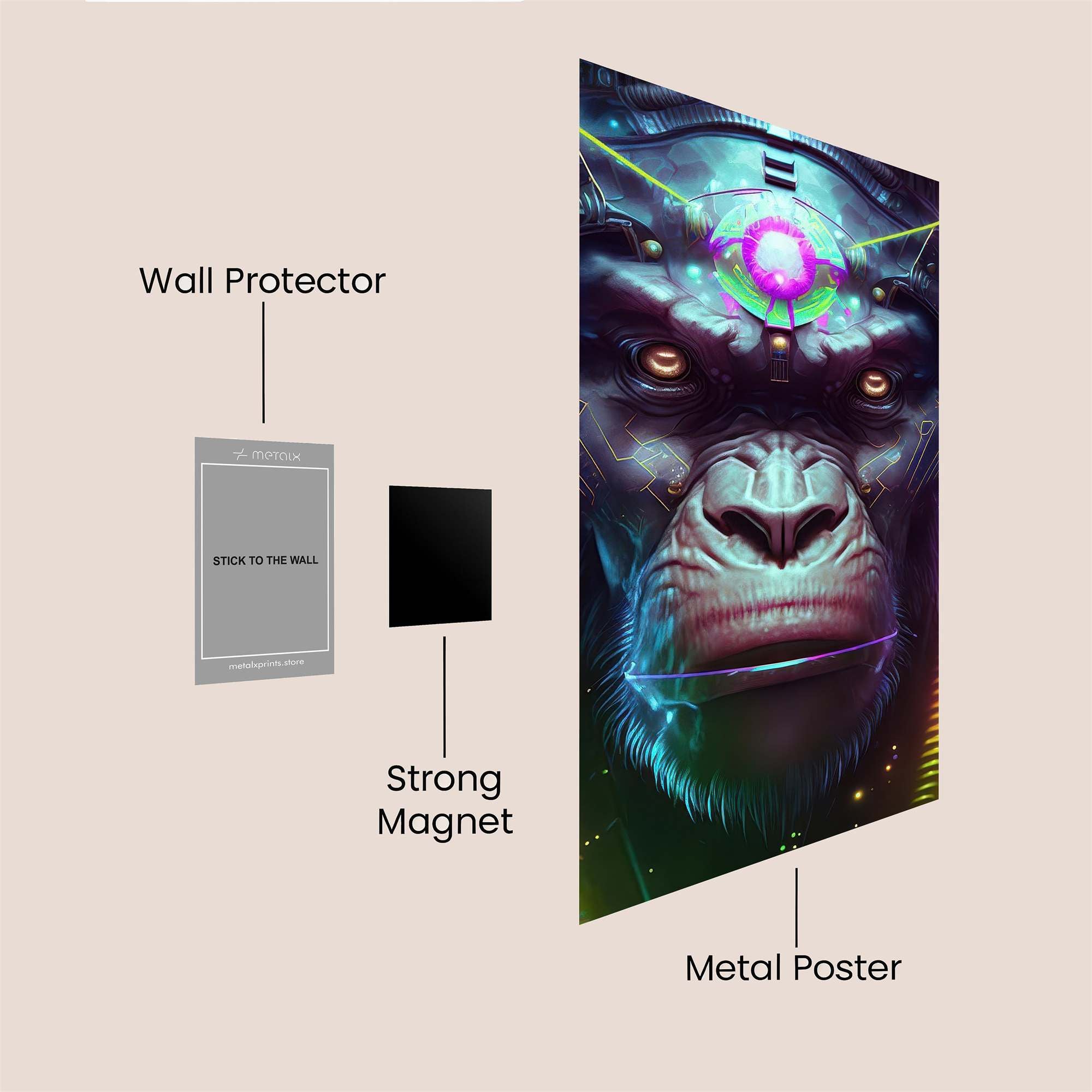 Ape Ascension Safe Wall Magnetic / M
