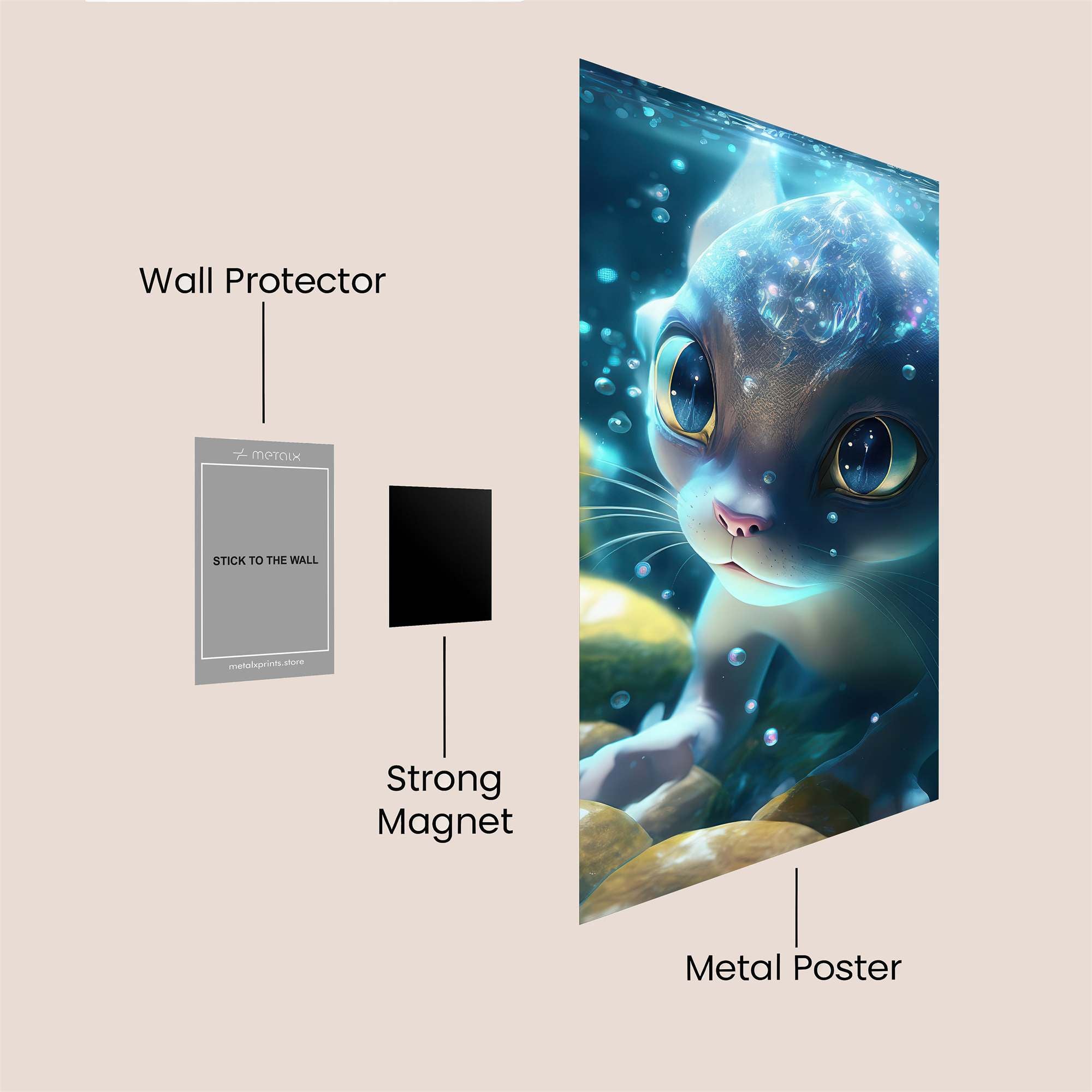 Aqua Wonder Safe Wall Magnetic / M