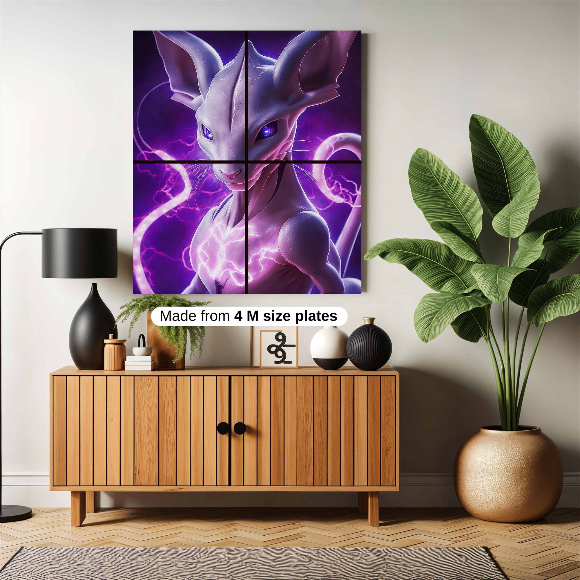 Mewtwo Menace Safe Wall Magnetic / M