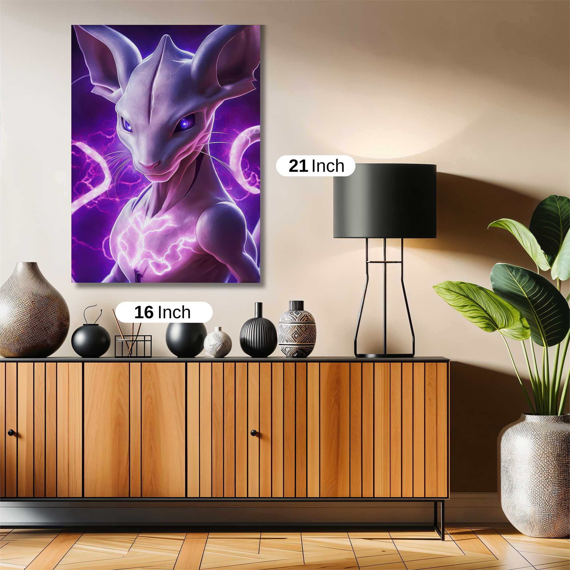 Mewtwo Menace Safe Wall Magnetic / M