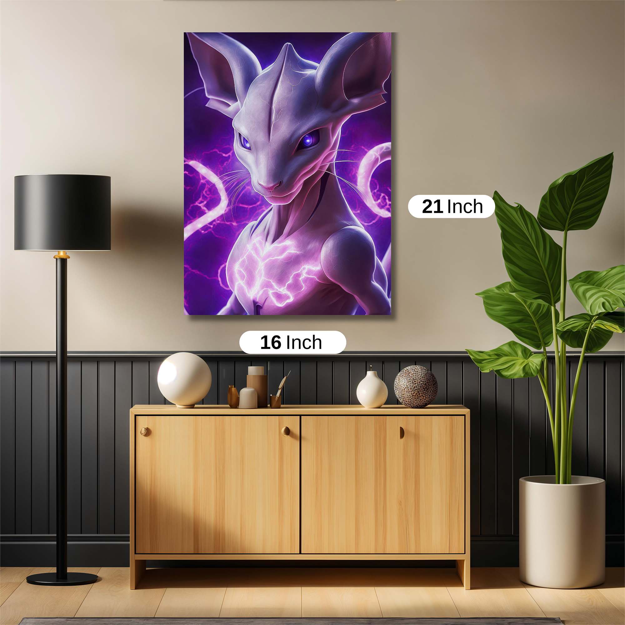 Mewtwo Menace Safe Wall Magnetic / M
