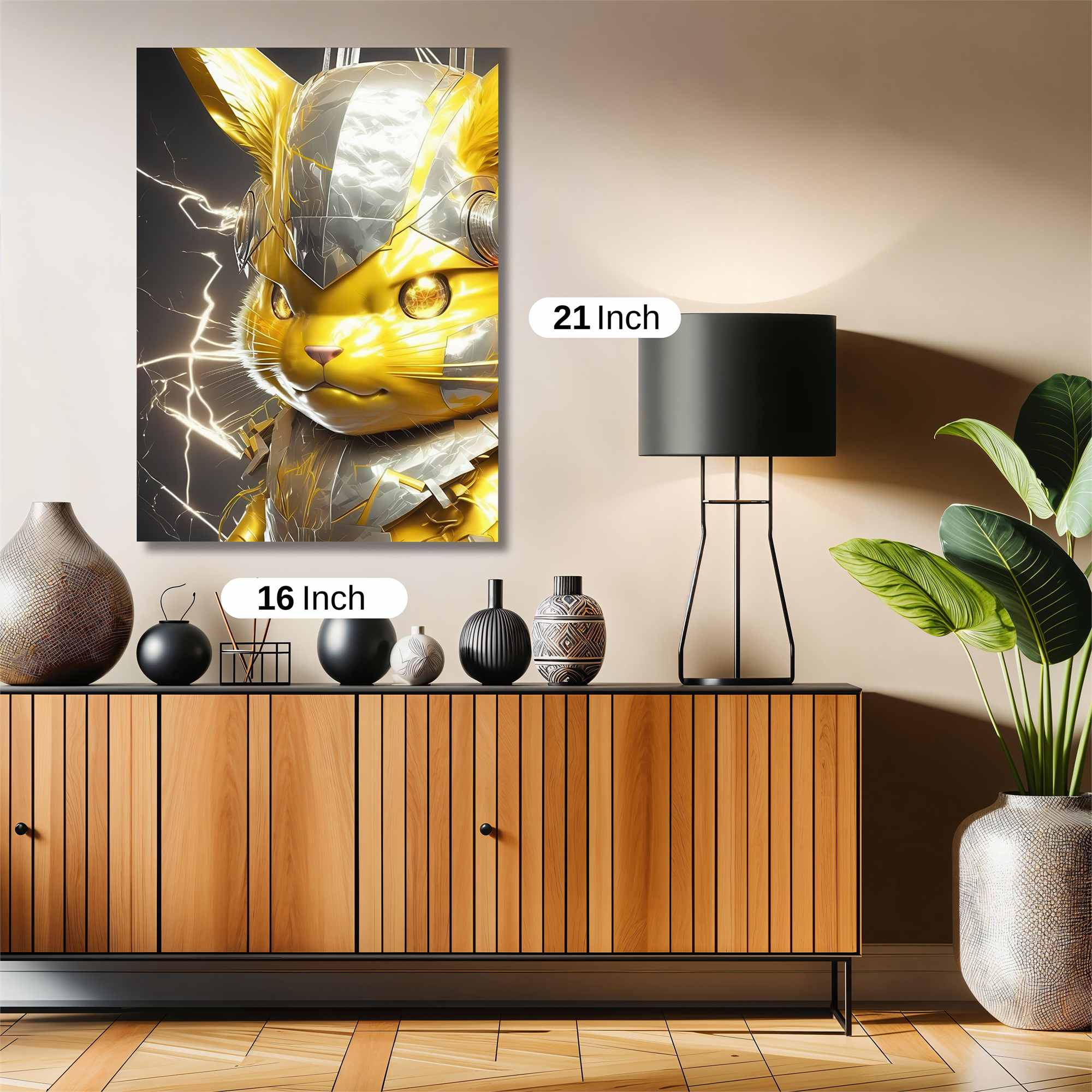 Pikachu Thunderous Safe Wall Magnetic / M