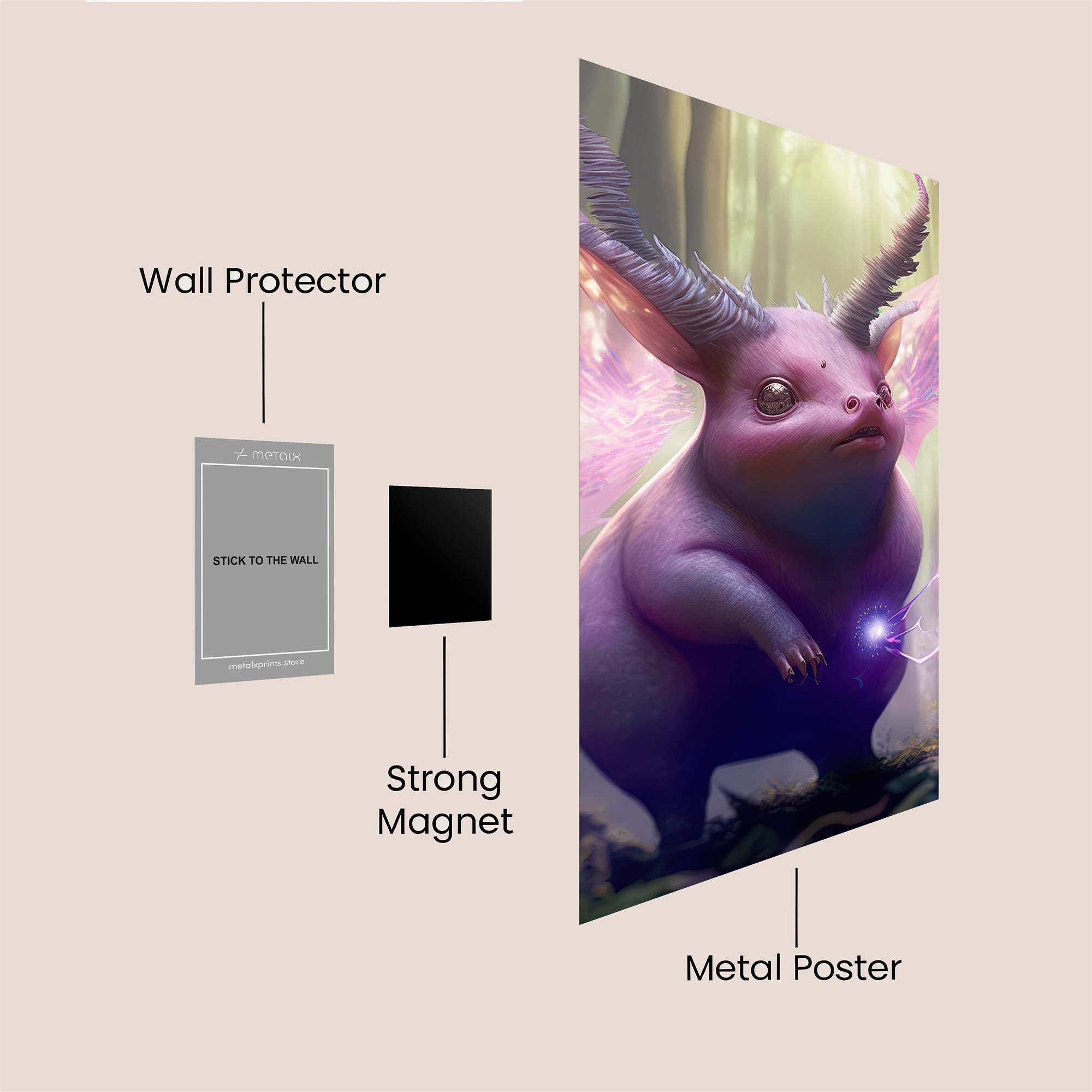 FairyWhimsy Safe Wall Magnetic / M