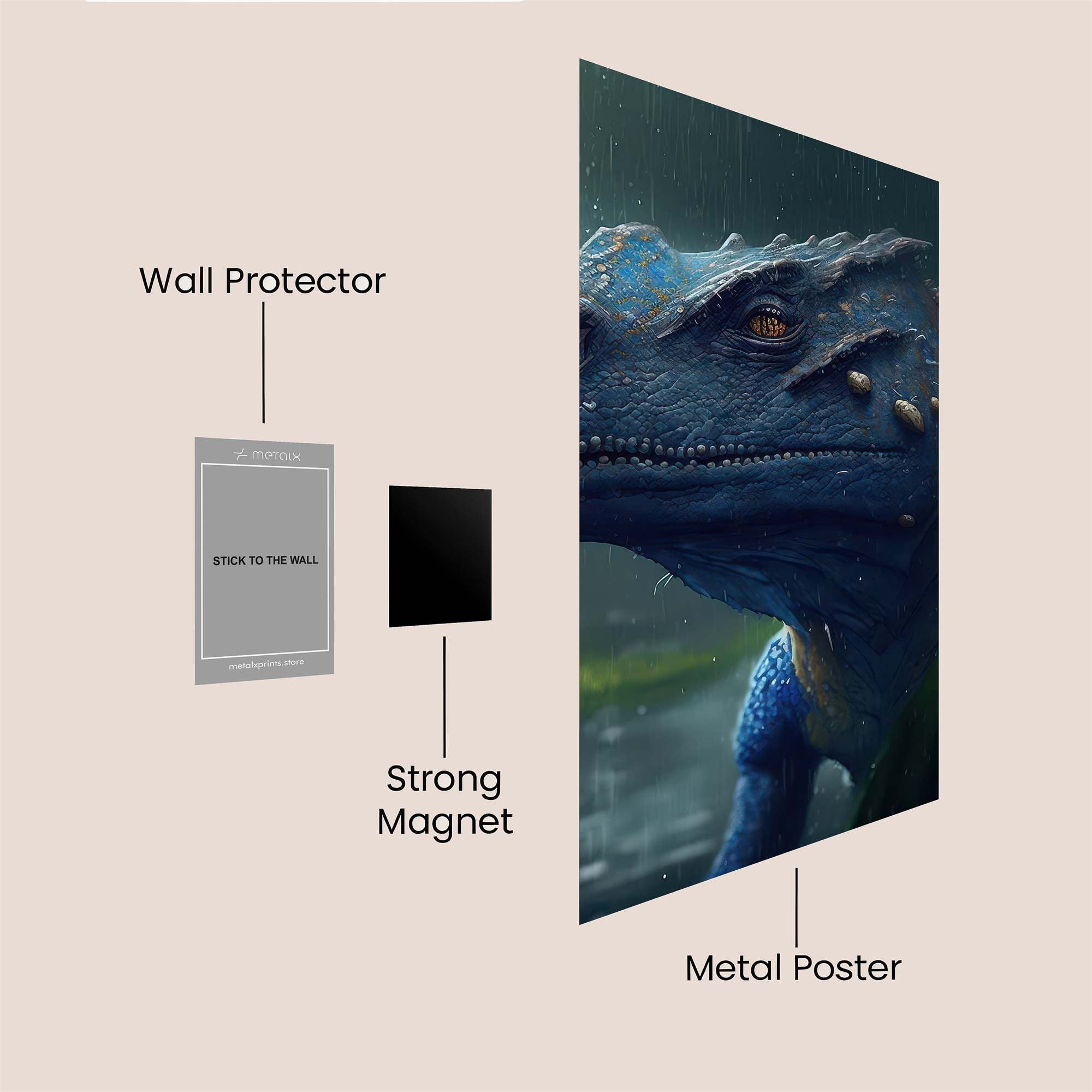 Dragon Serene Safe Wall Magnetic / M