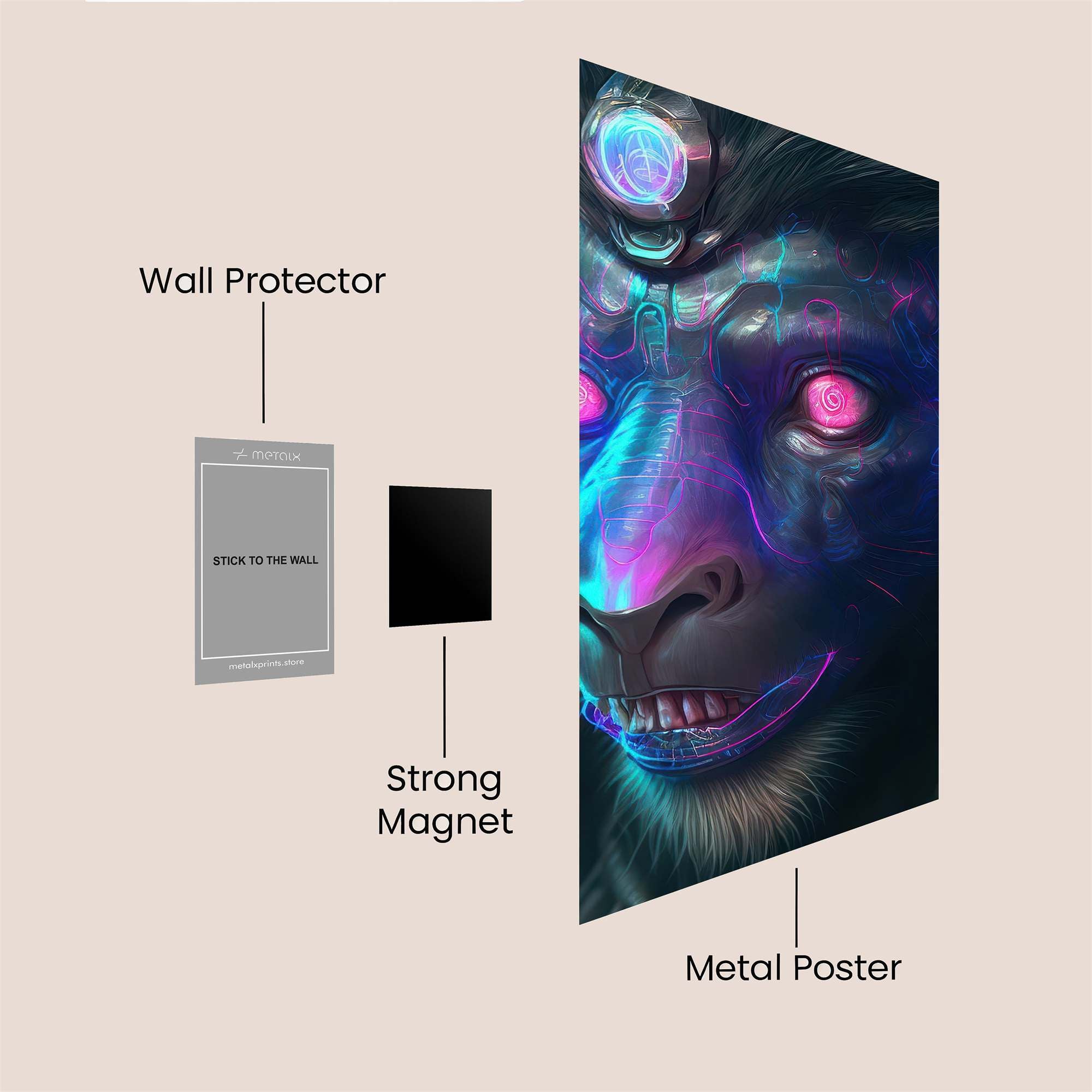 Sun Wukong Safe Wall Magnetic / M