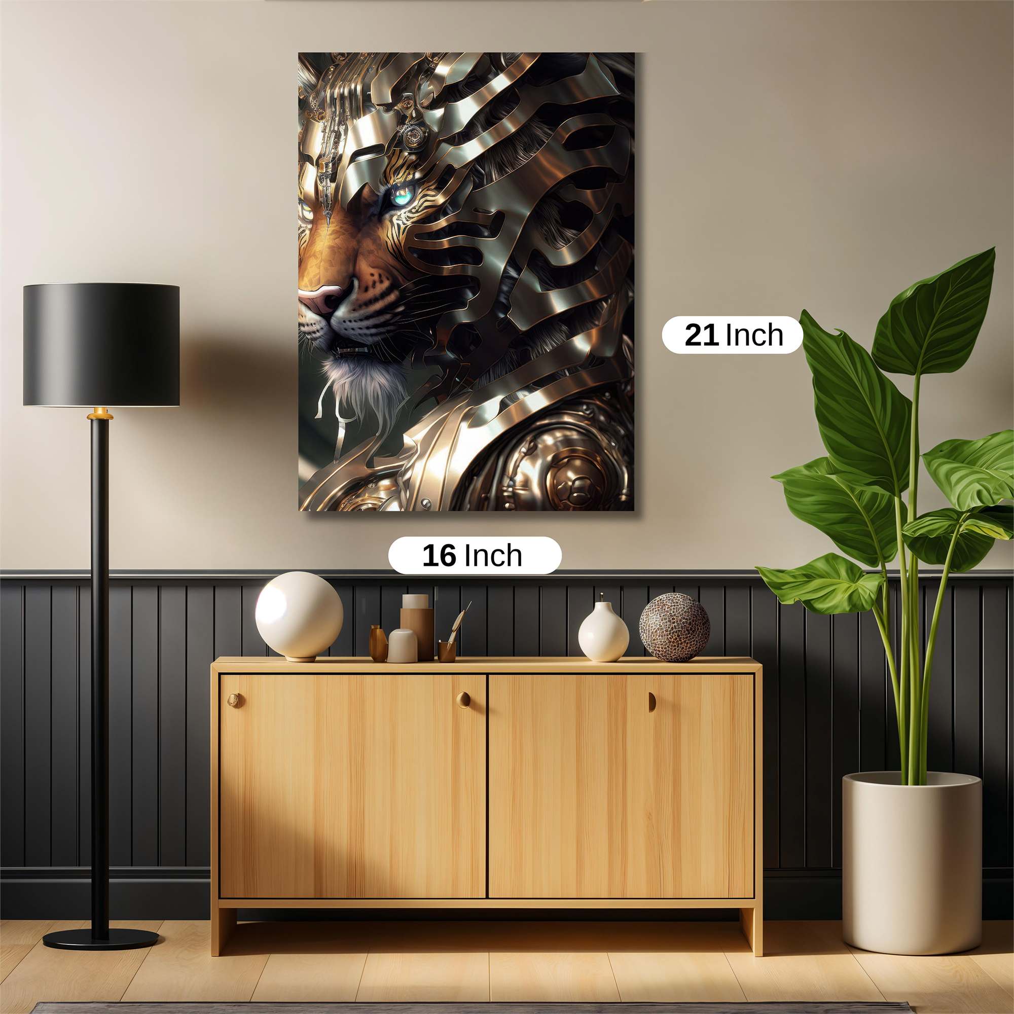 Tiger Majesty Safe Wall Magnetic / M