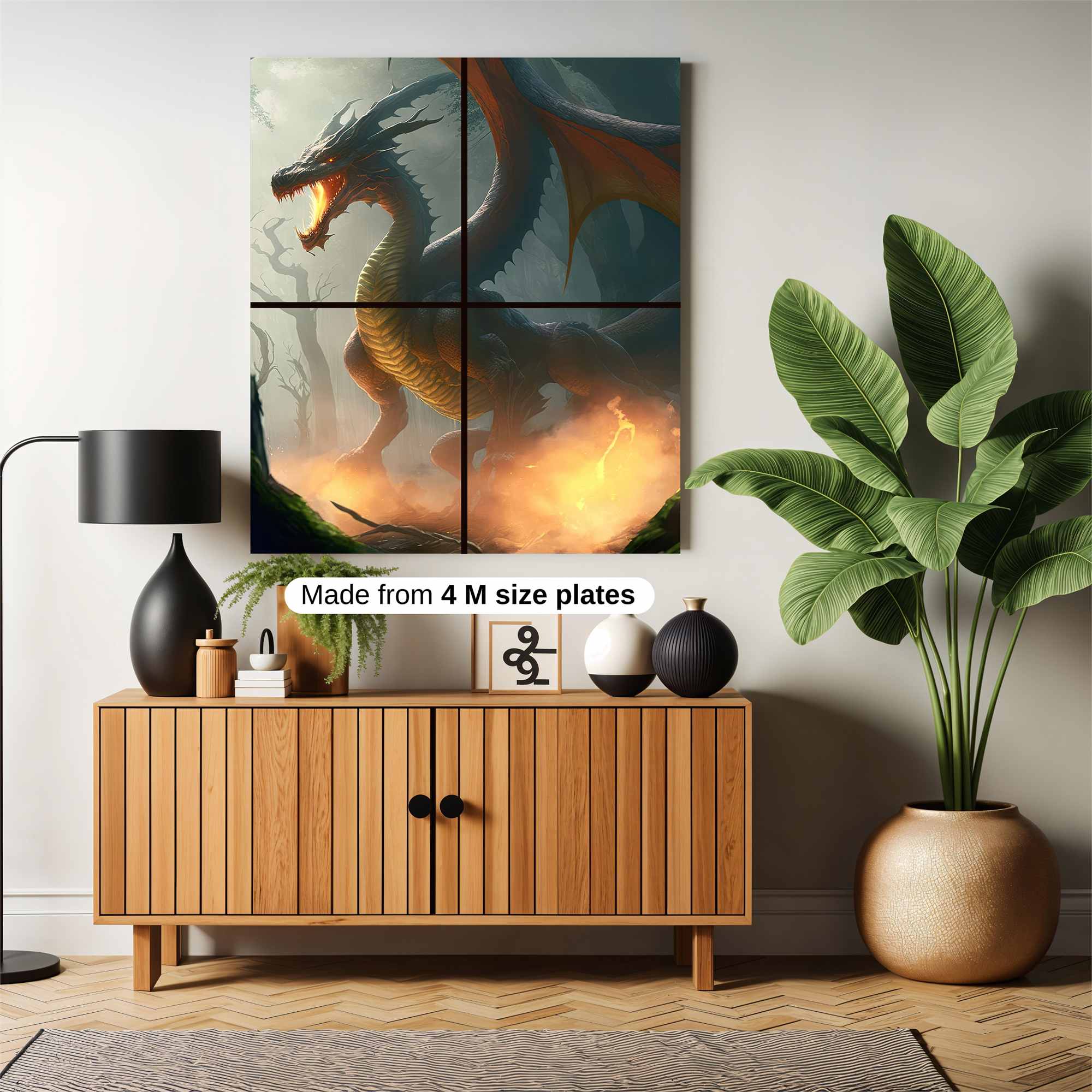 Dragon Blaze Safe Wall Magnetic / M