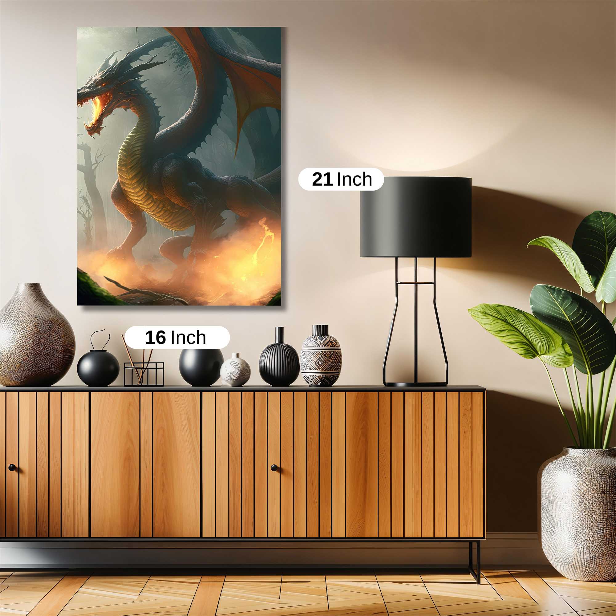 Dragon Blaze Safe Wall Magnetic / M