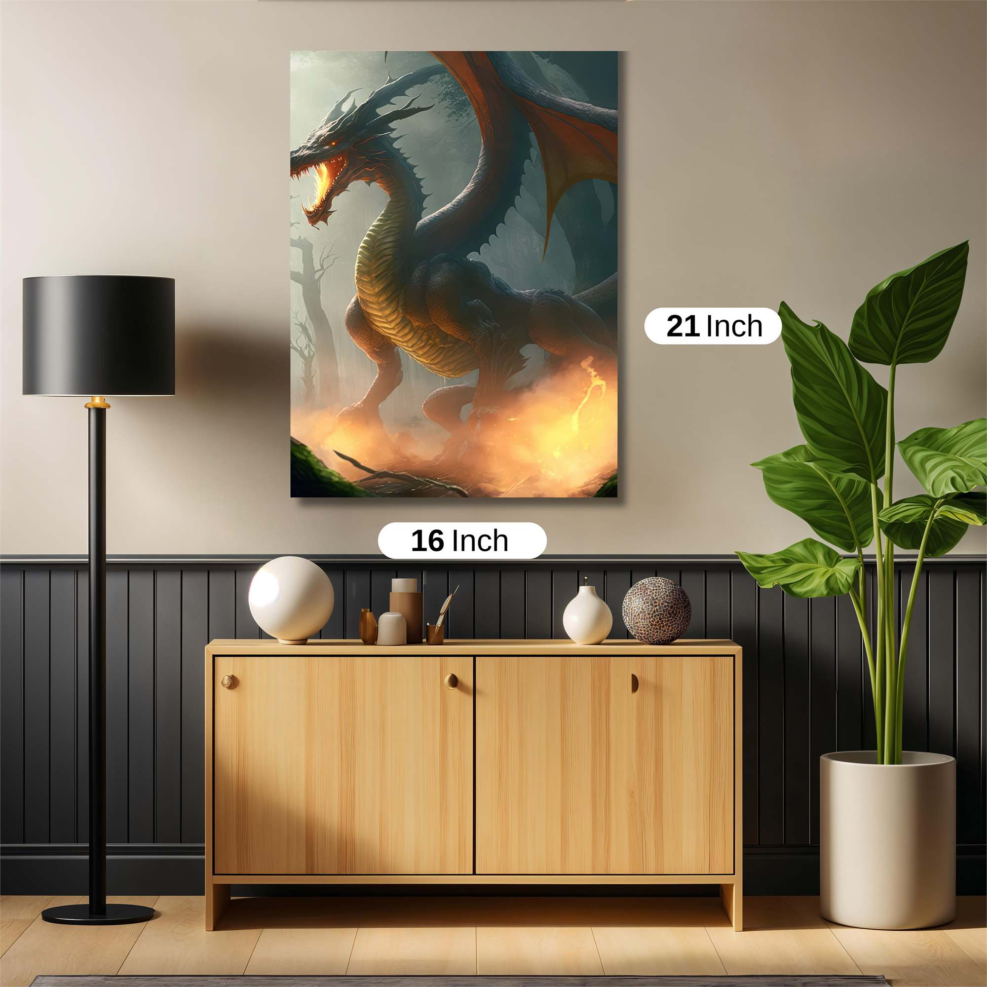 Dragon Blaze Safe Wall Magnetic / M