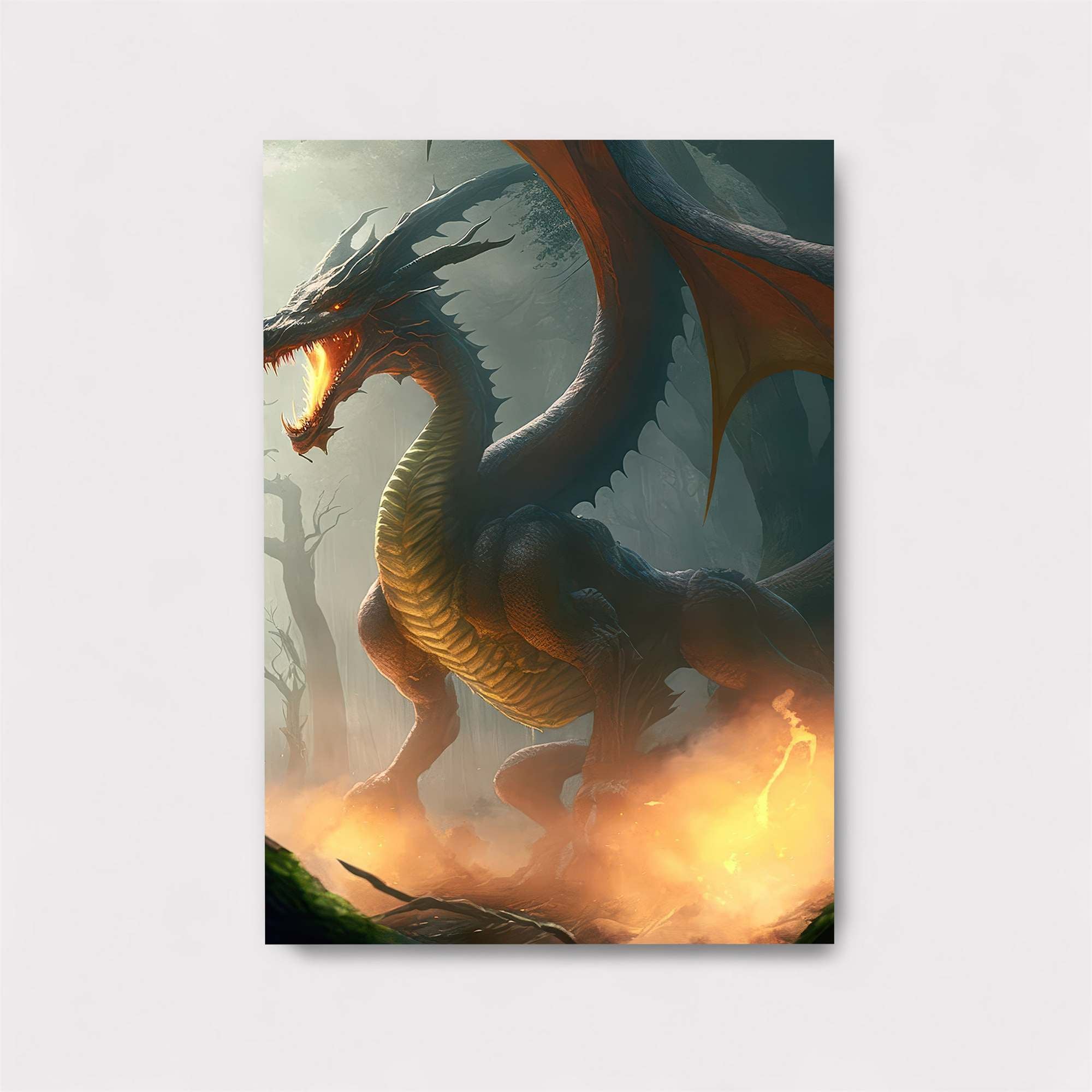 Dragon Blaze Safe Wall Magnetic / M