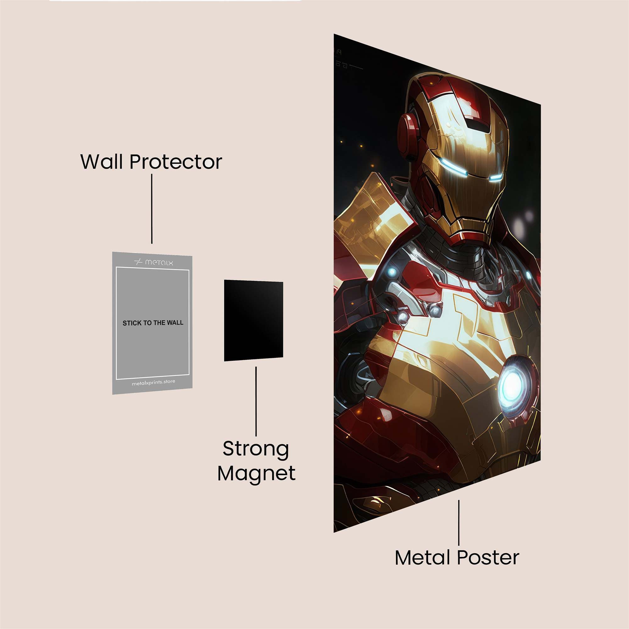 Ironman Heroic Safe Wall Magnetic / M