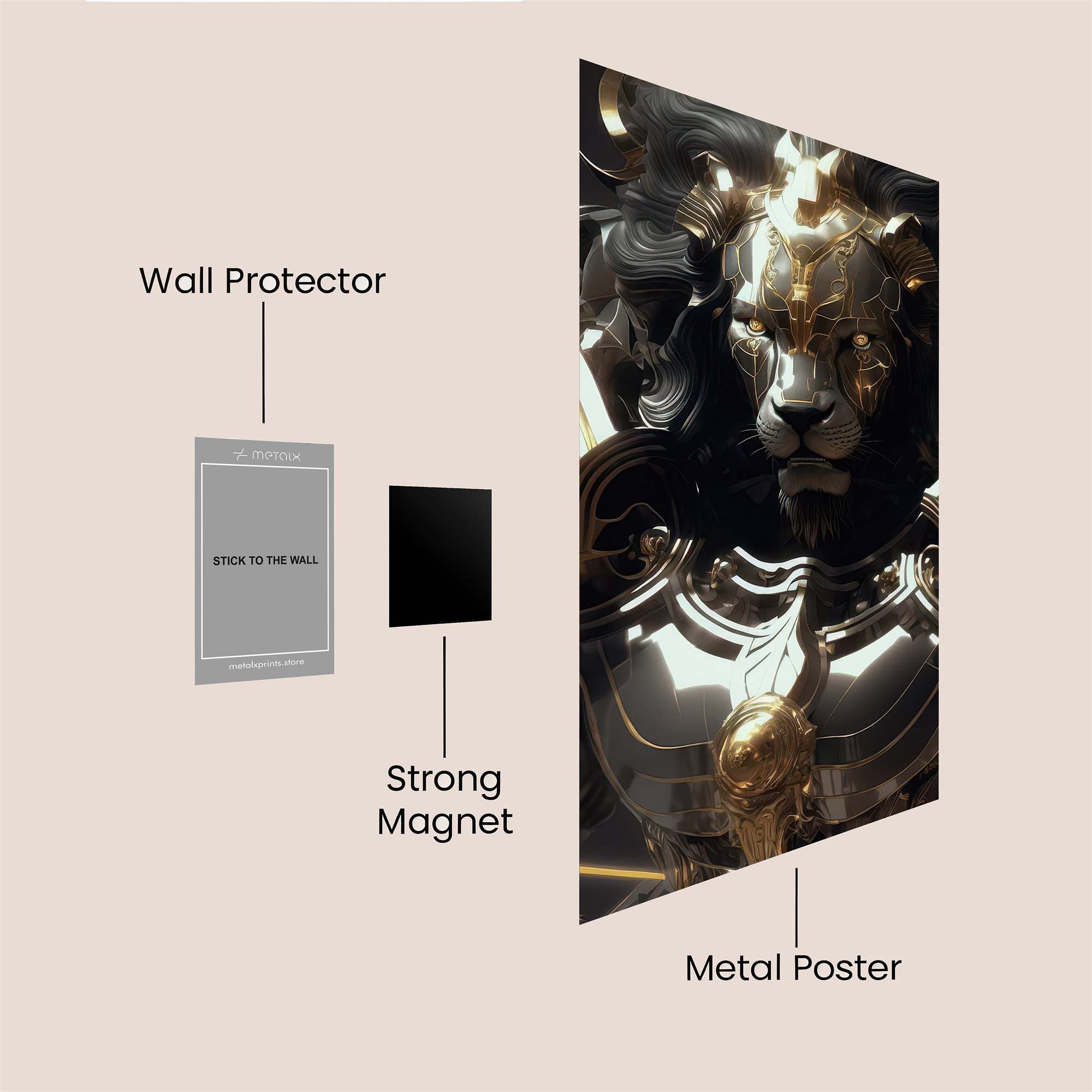 Lion Sovereign Safe Wall Magnetic / M
