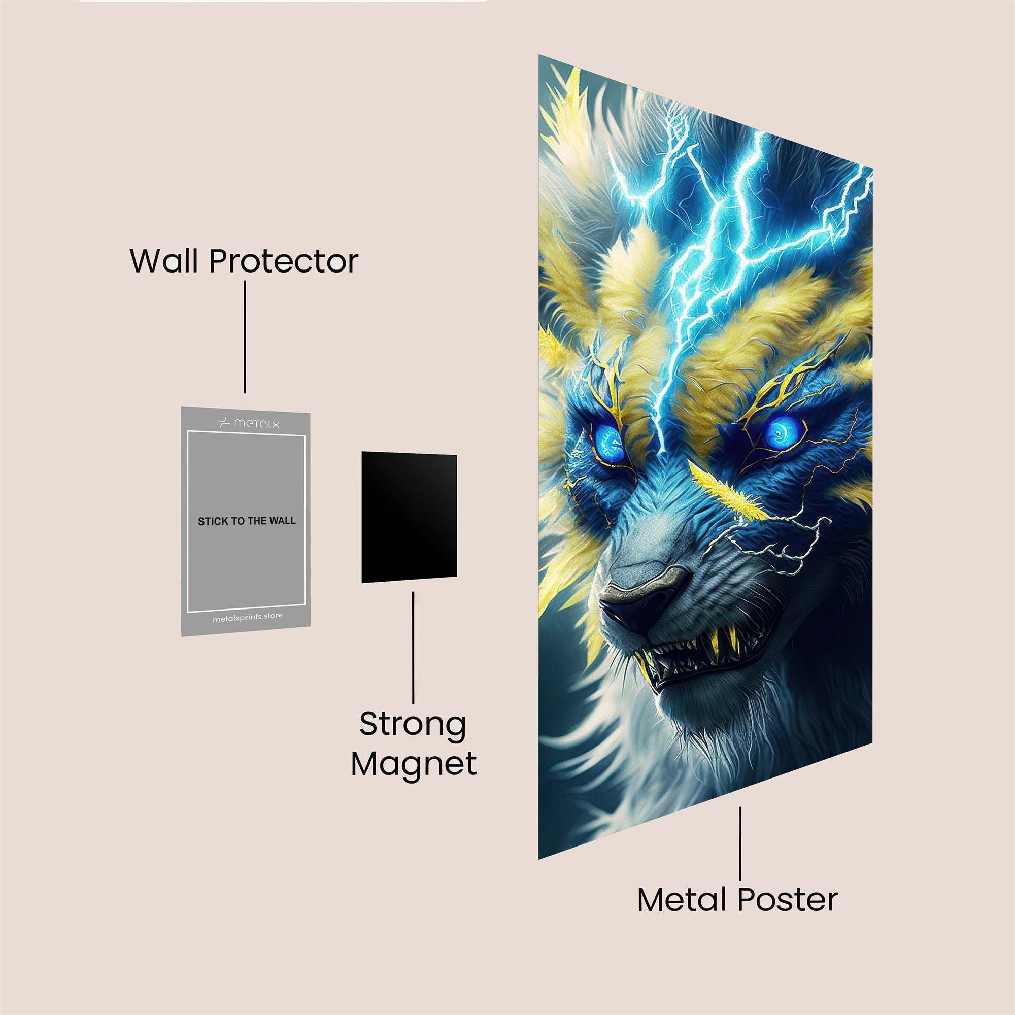 Thunder Rage Safe Wall Magnetic / M