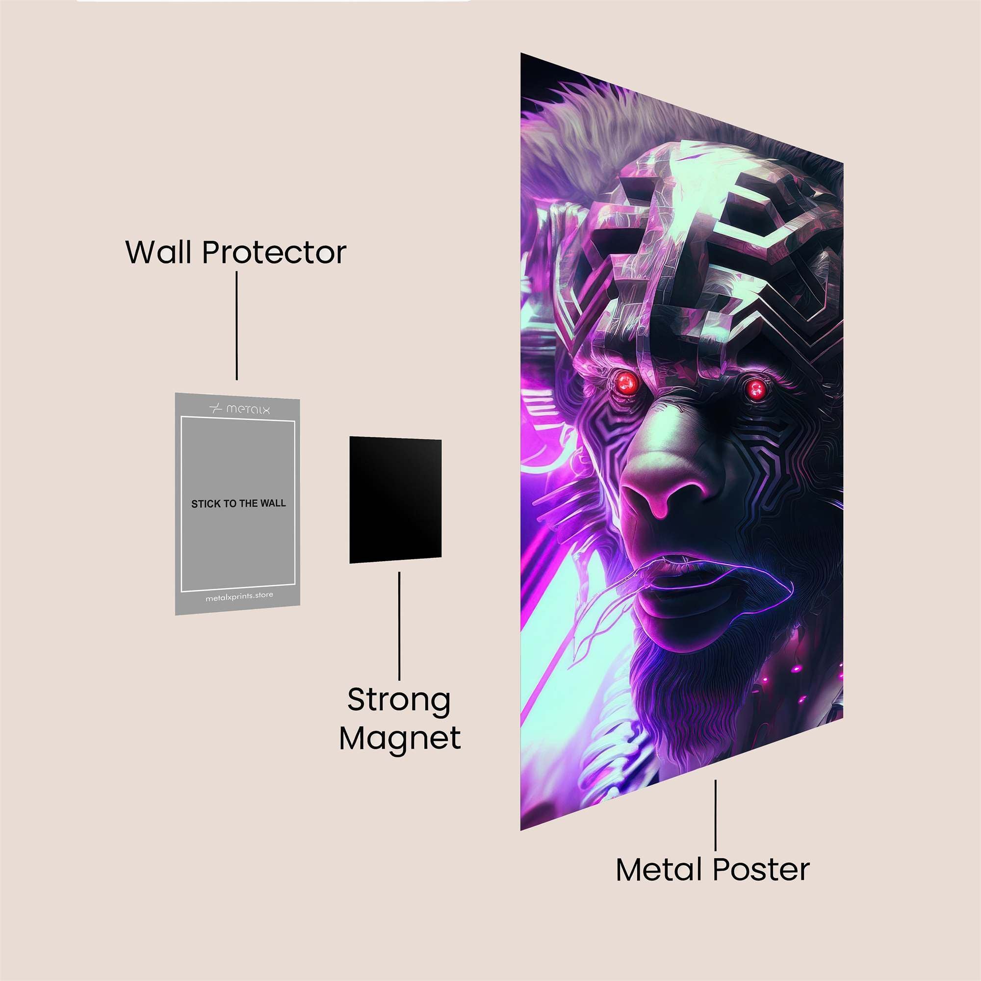 Ape Ascendant Safe Wall Magnetic / M