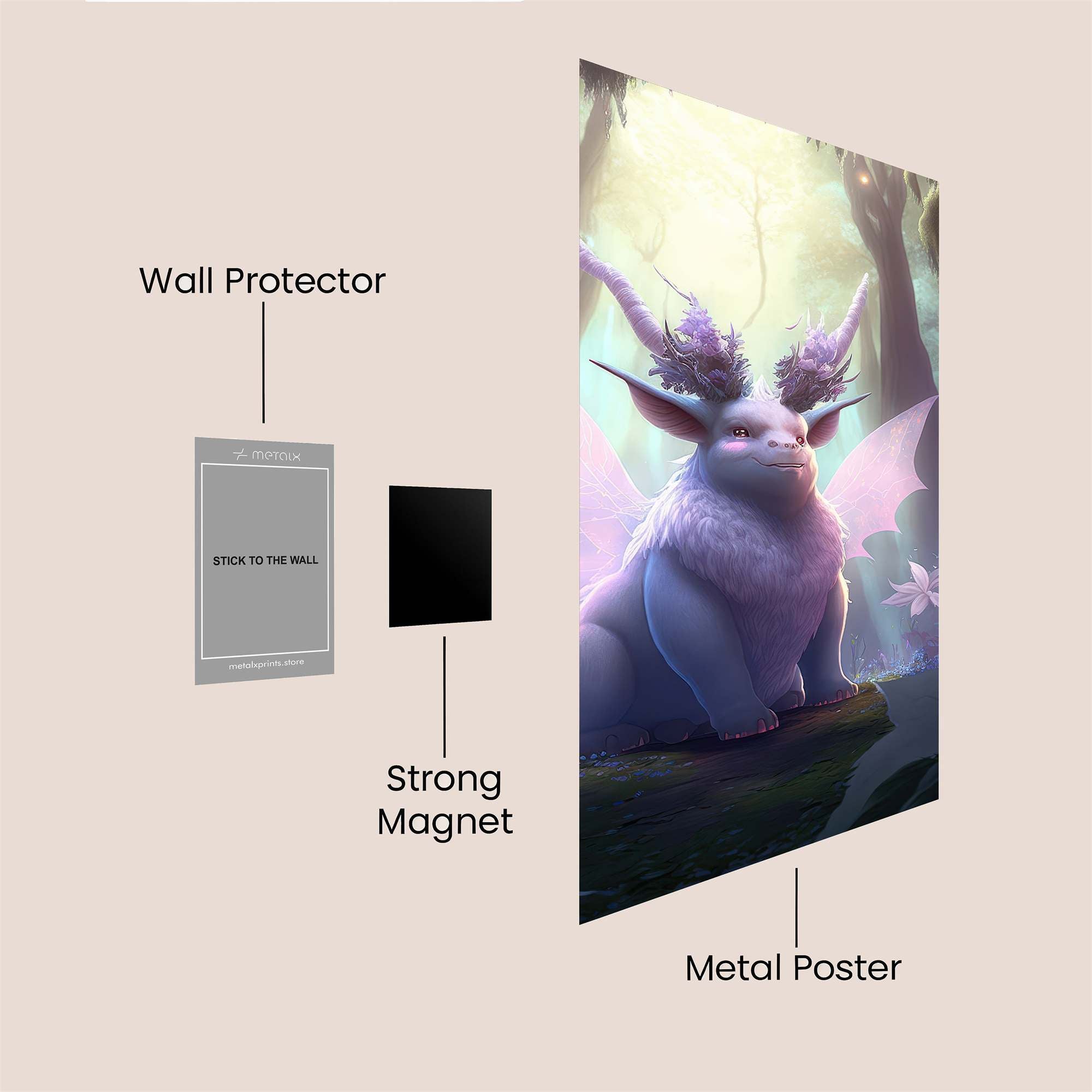 Fairy Tranquil Safe Wall Magnetic / M