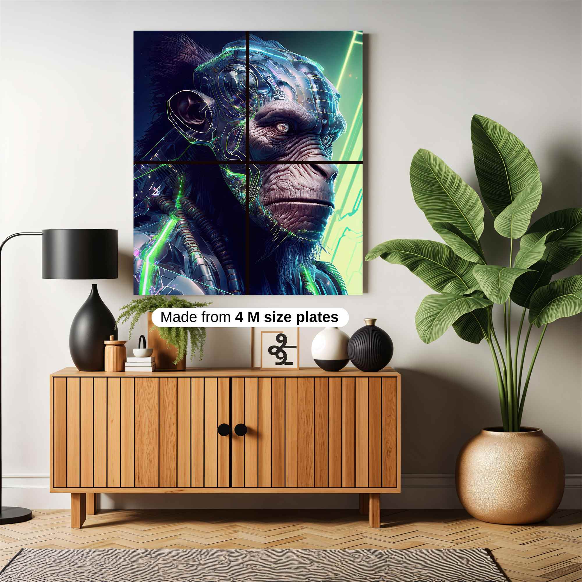 Ape Cyberpunk Safe Wall Magnetic / M