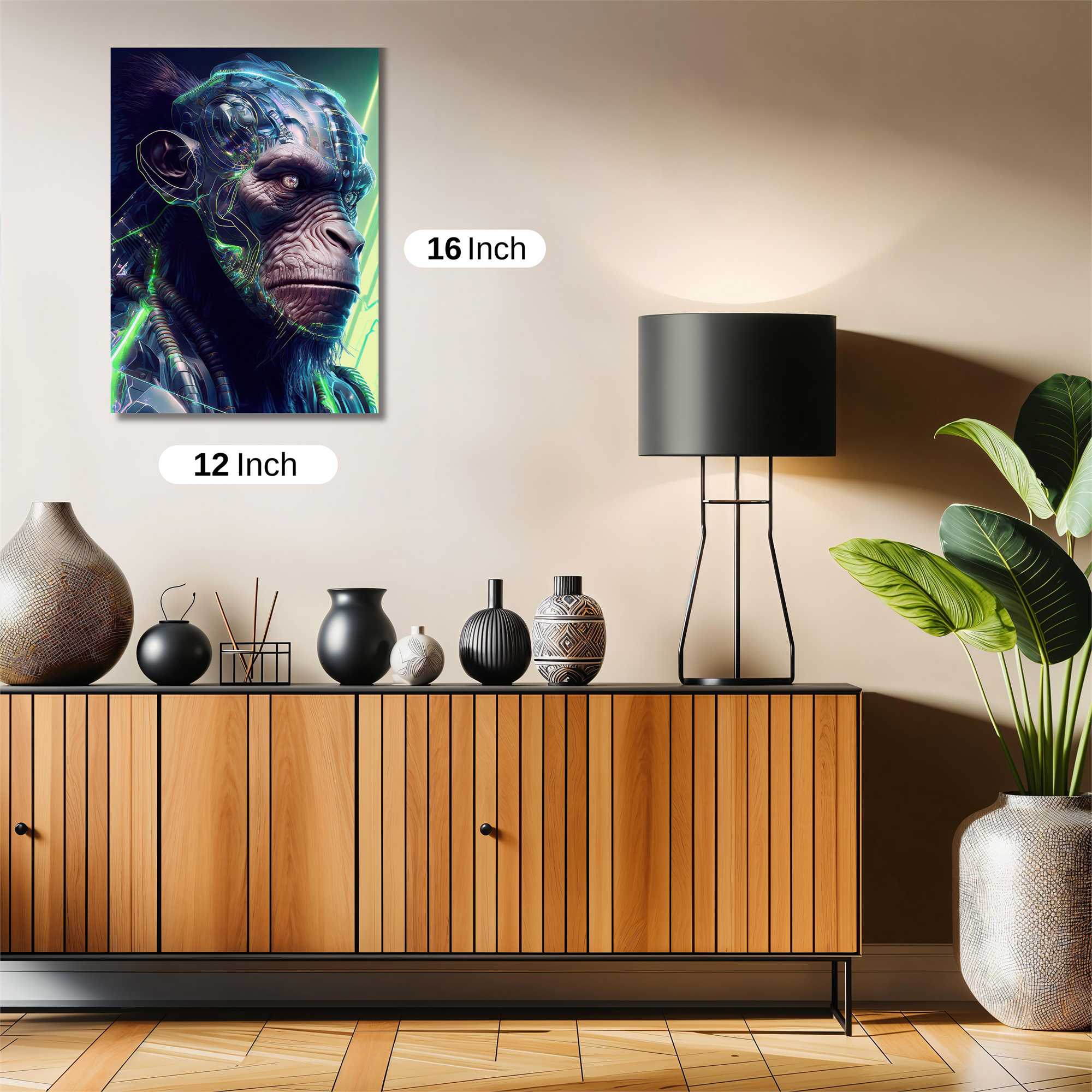 Ape Cyberpunk Safe Wall Magnetic / M