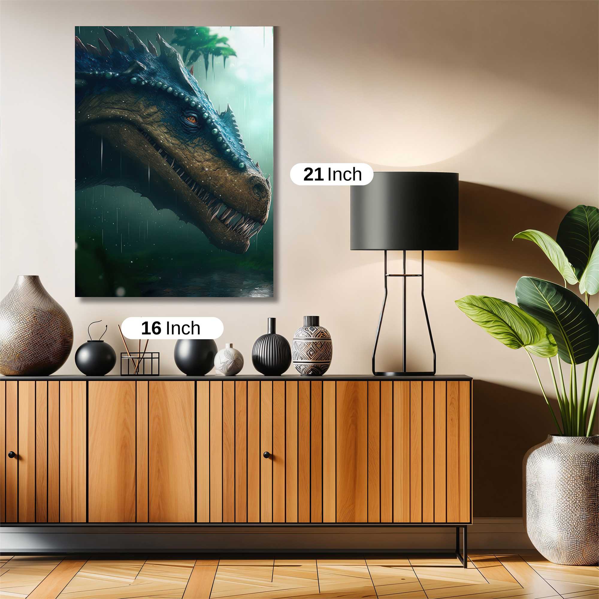 Dino Drizzle Safe Wall Magnetic / M