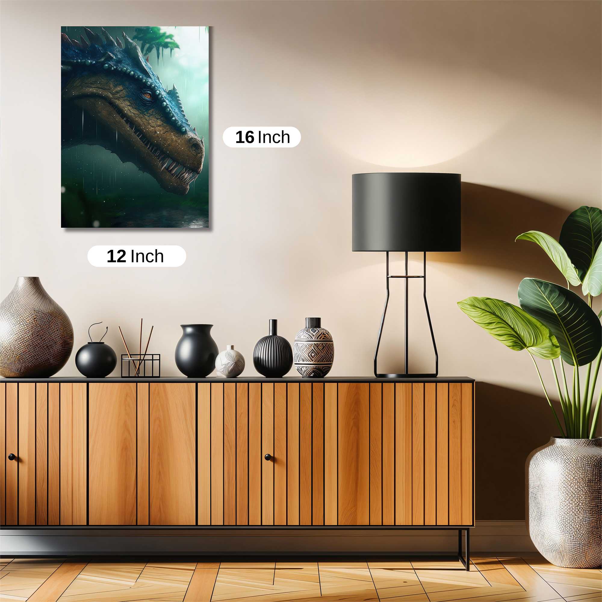 Dino Drizzle Safe Wall Magnetic / M