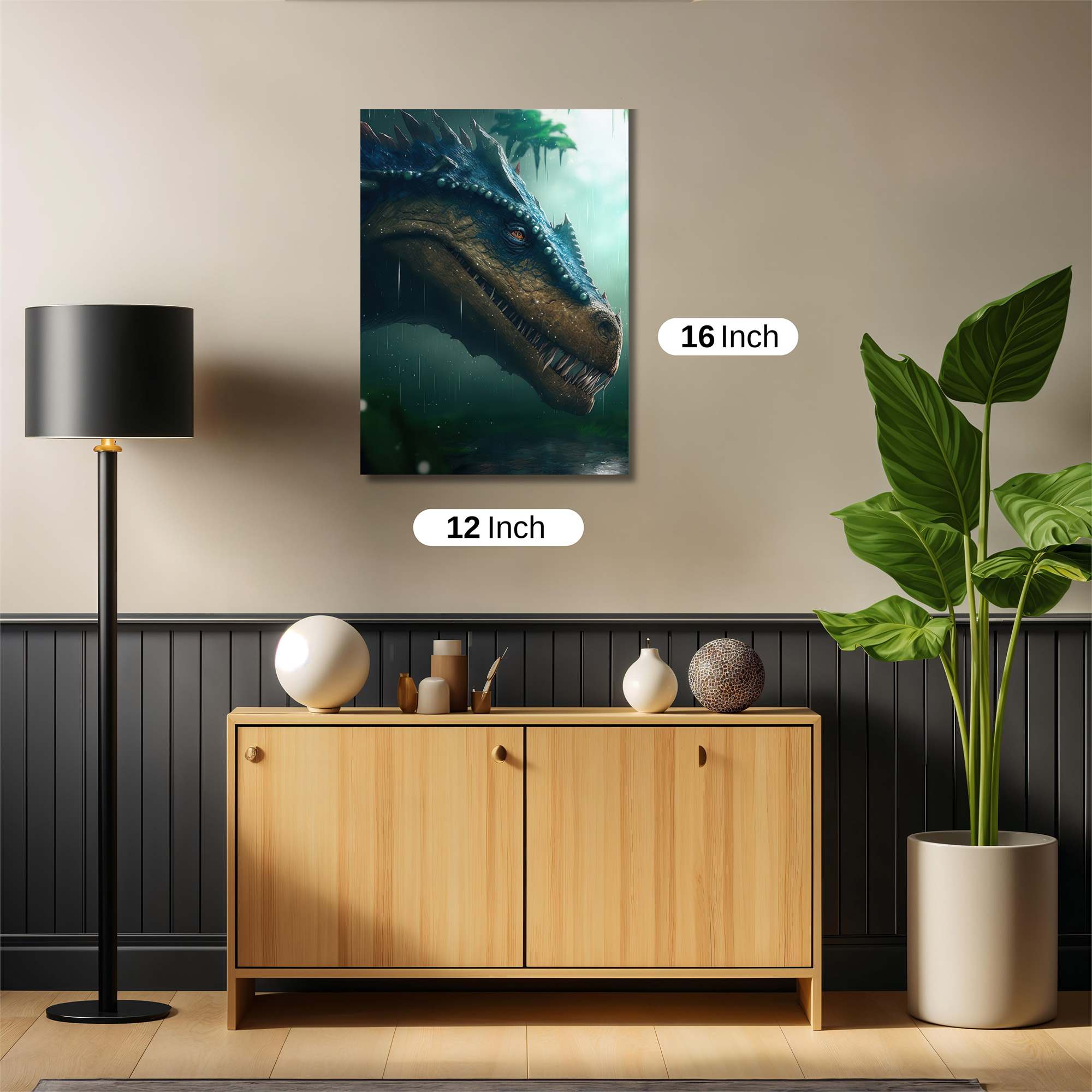 Dino Drizzle Safe Wall Magnetic / M