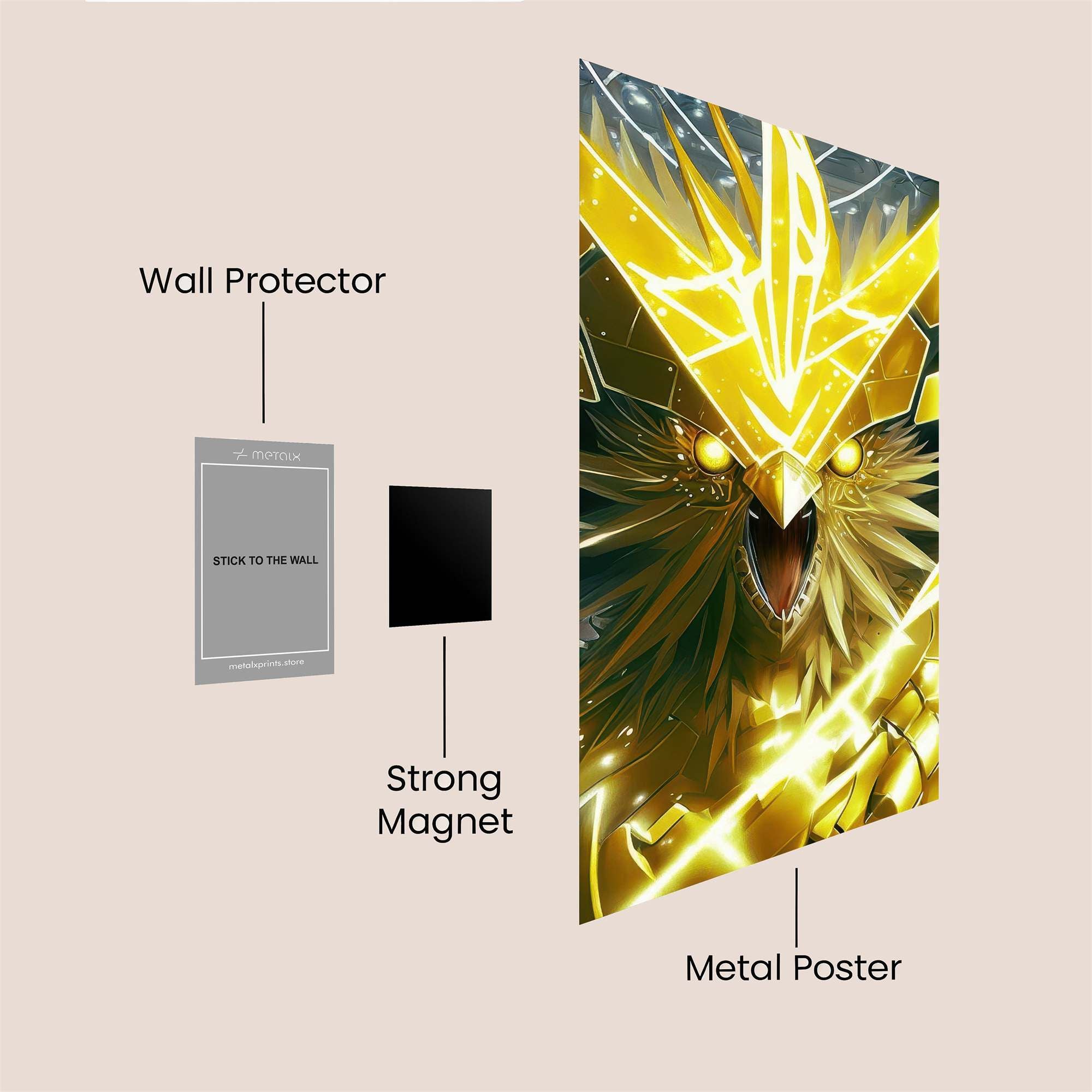 Phoenix Blaze Safe Wall Magnetic / M