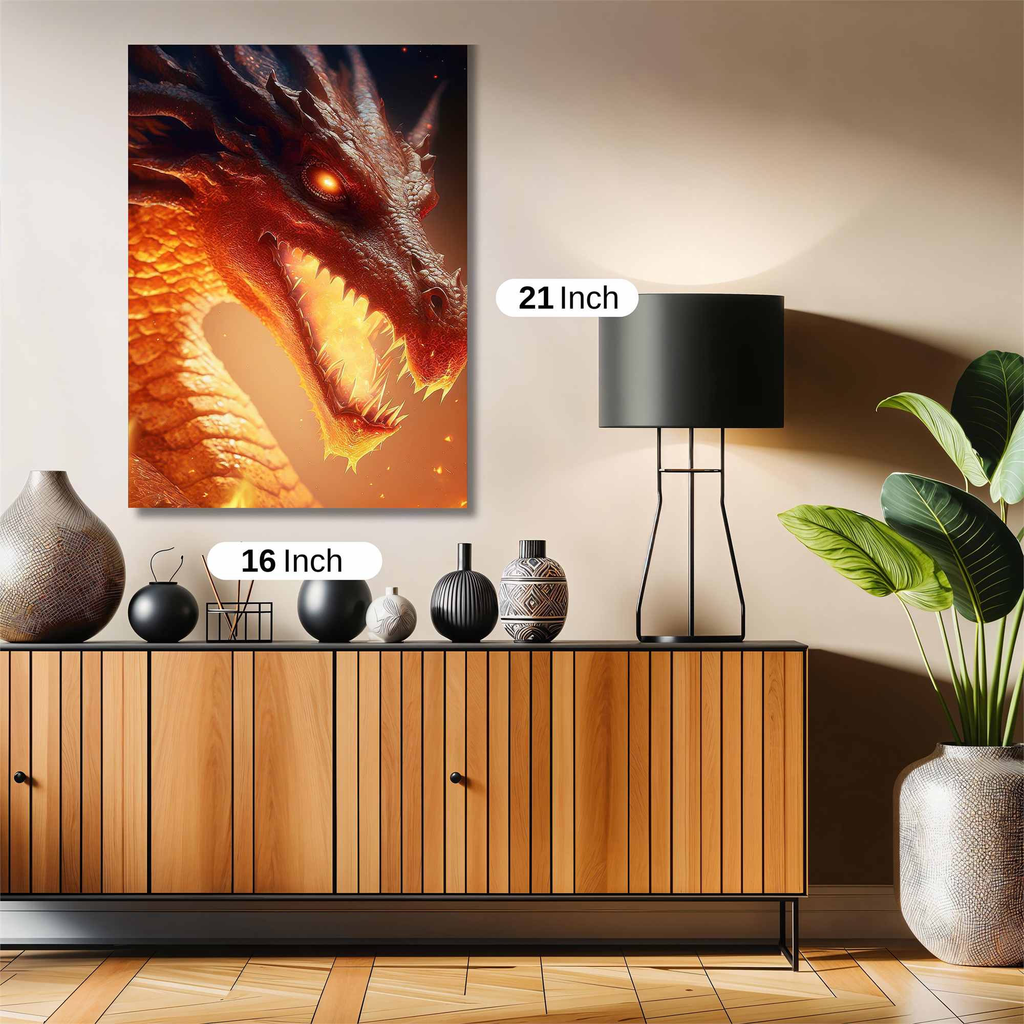 Dragon Blaze Safe Wall Magnetic / M