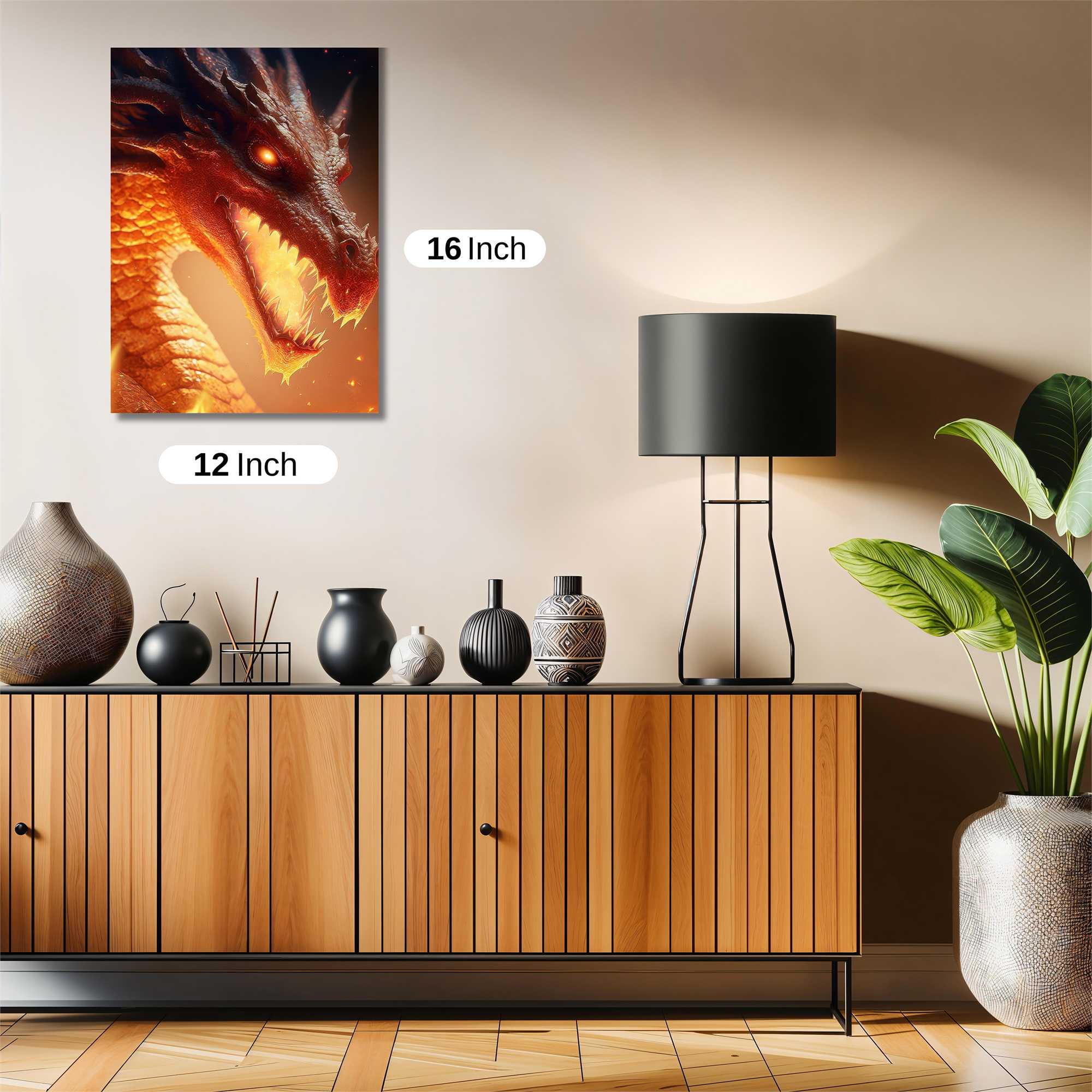 Dragon Blaze Safe Wall Magnetic / M