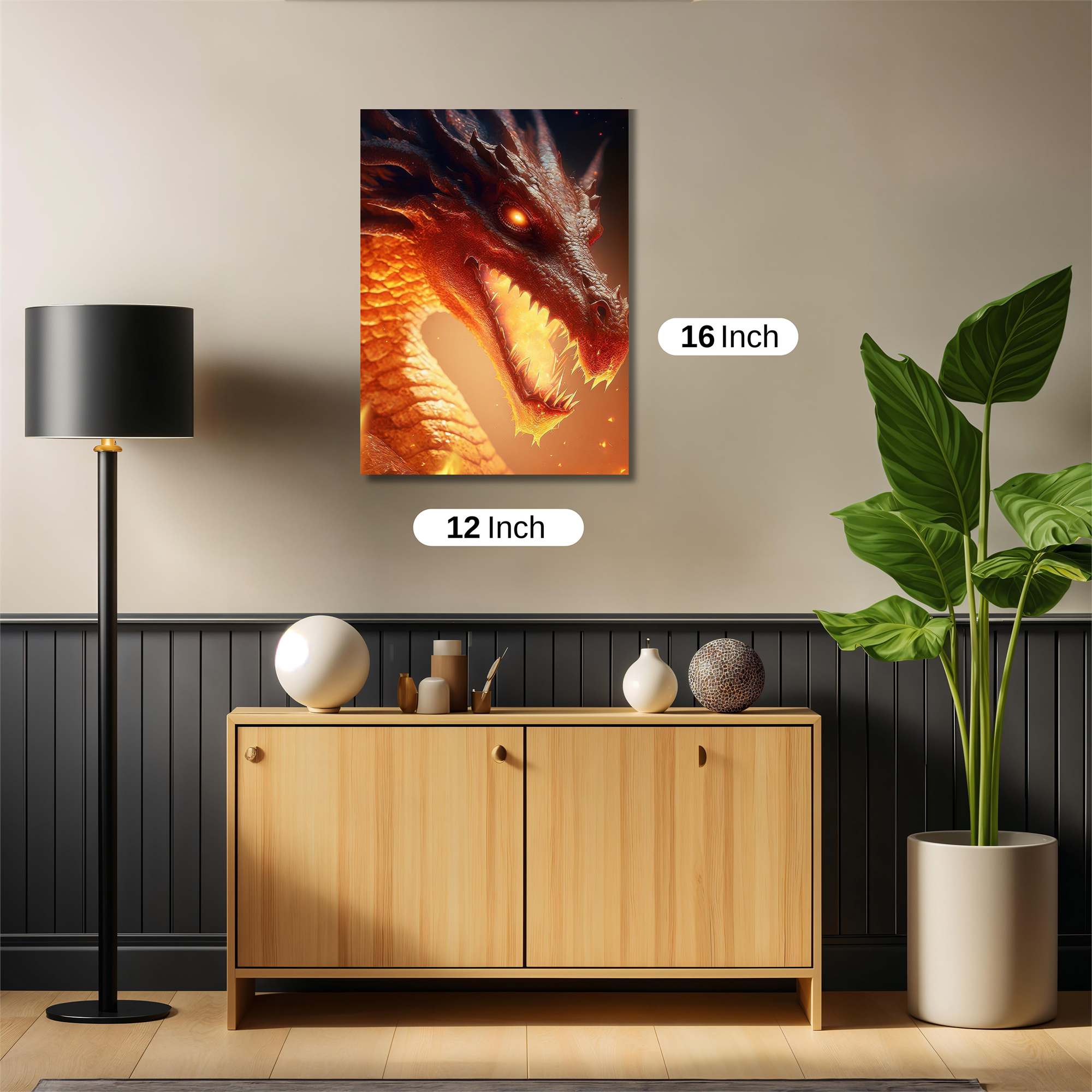 Dragon Blaze Safe Wall Magnetic / M