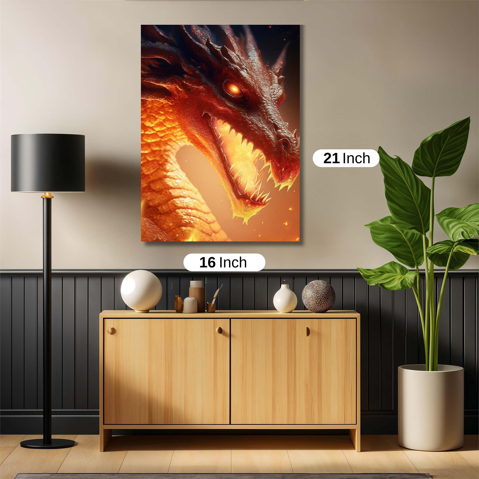 Dragon Blaze Safe Wall Magnetic / M