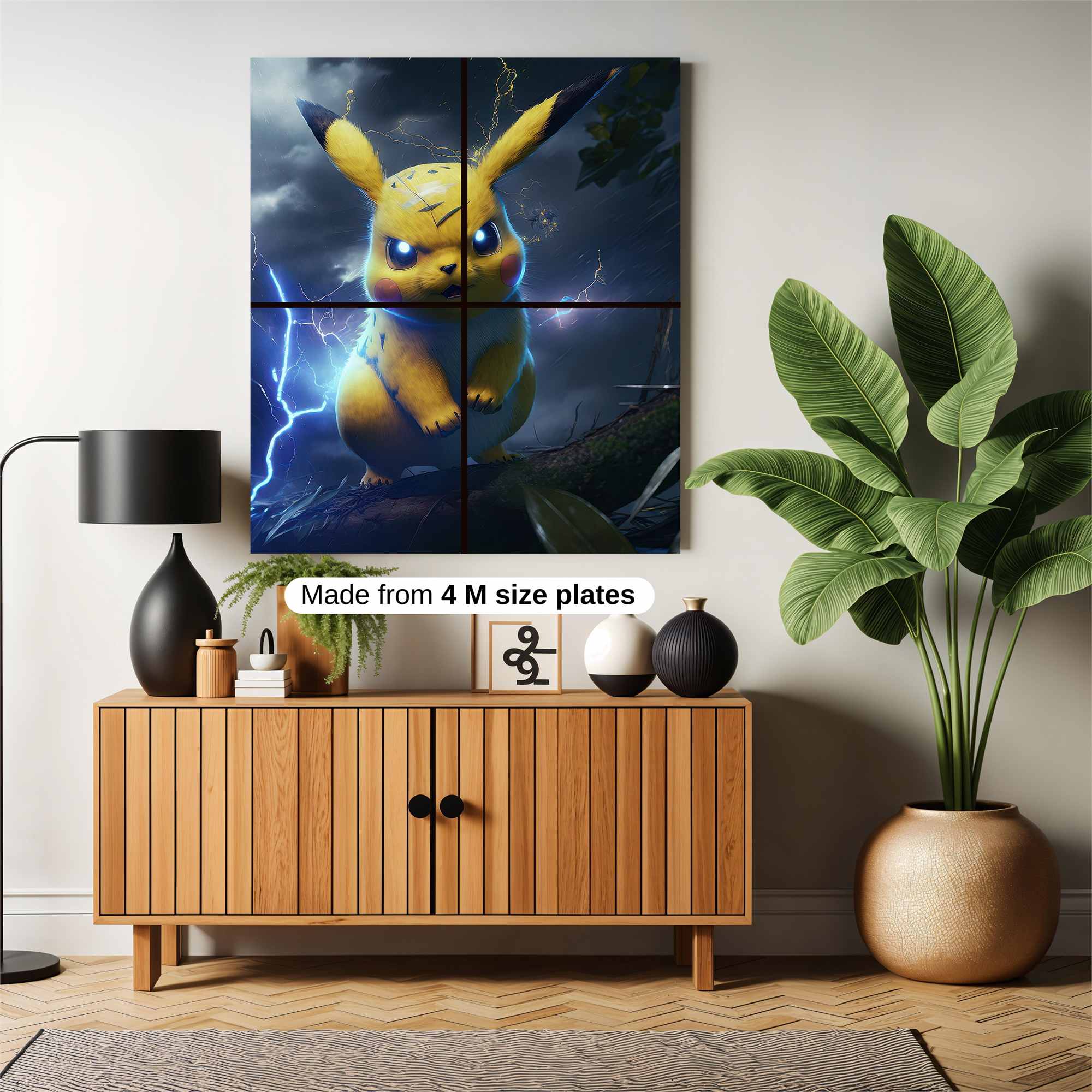 Pikachu Tempest Safe Wall Magnetic / M
