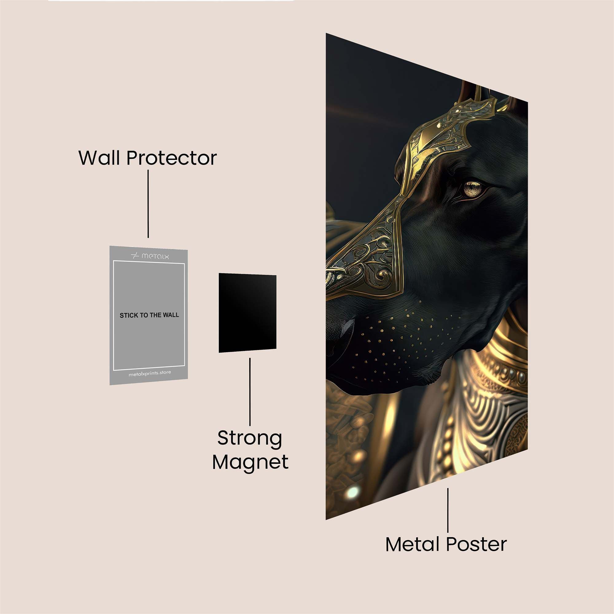 Anubis Majesty Safe Wall Magnetic / M