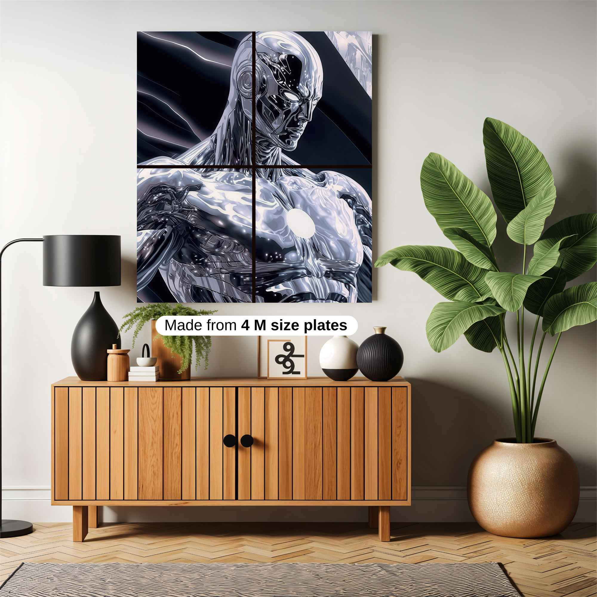 Silver Sentinel Safe Wall Magnetic / M