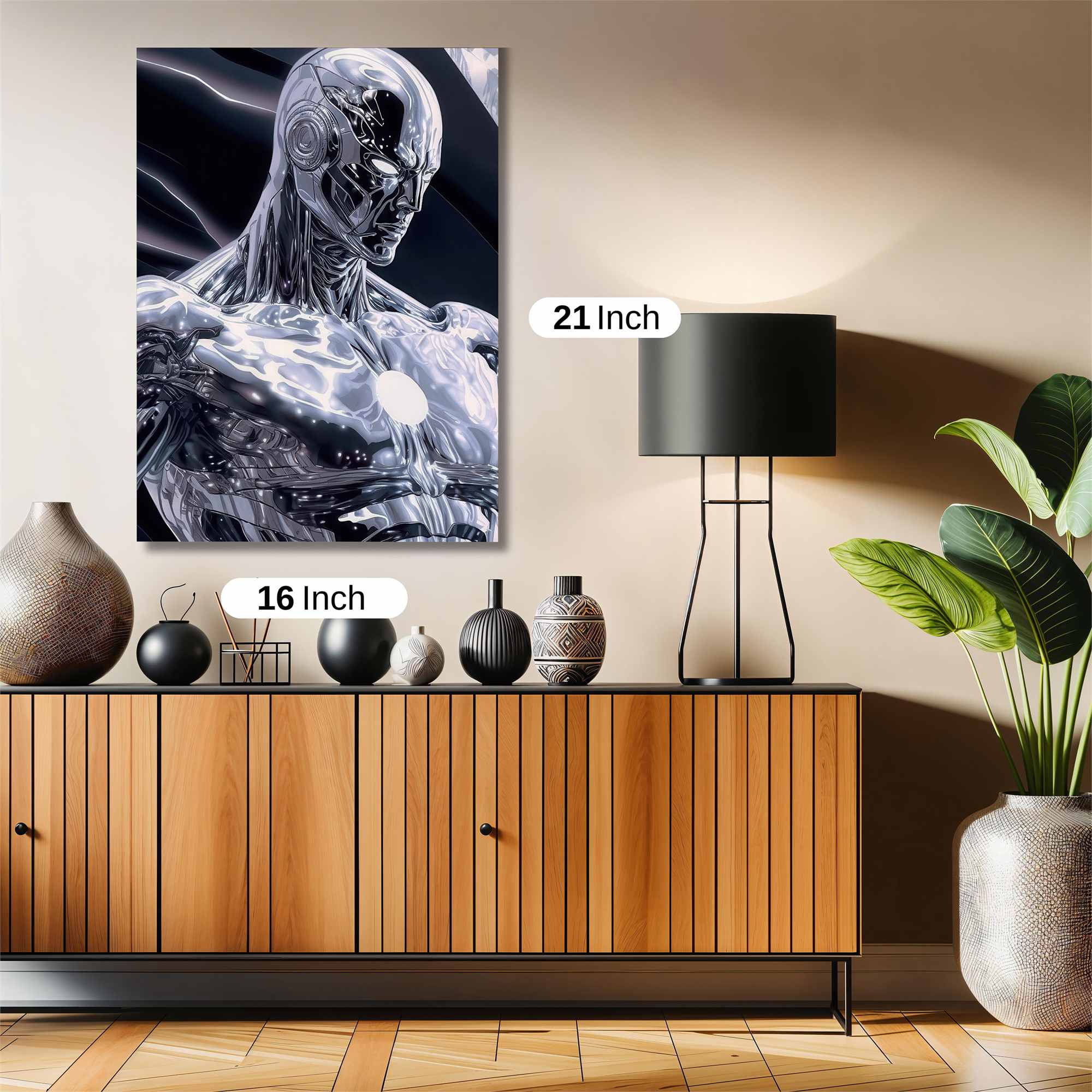 Silver Sentinel Safe Wall Magnetic / M