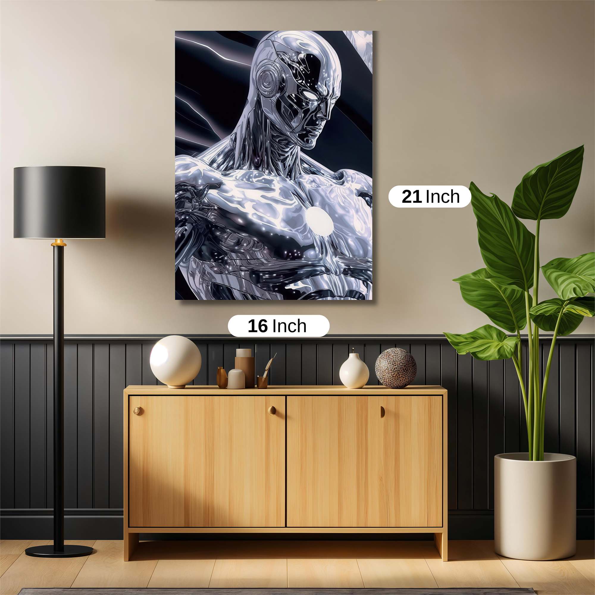 Silver Sentinel Safe Wall Magnetic / M