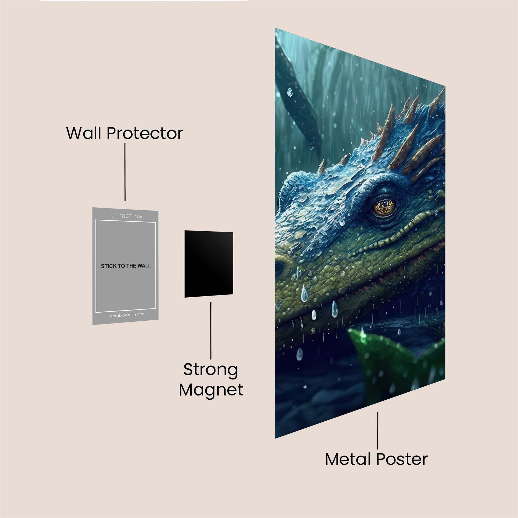 Toad Tranquil Safe Wall Magnetic / M