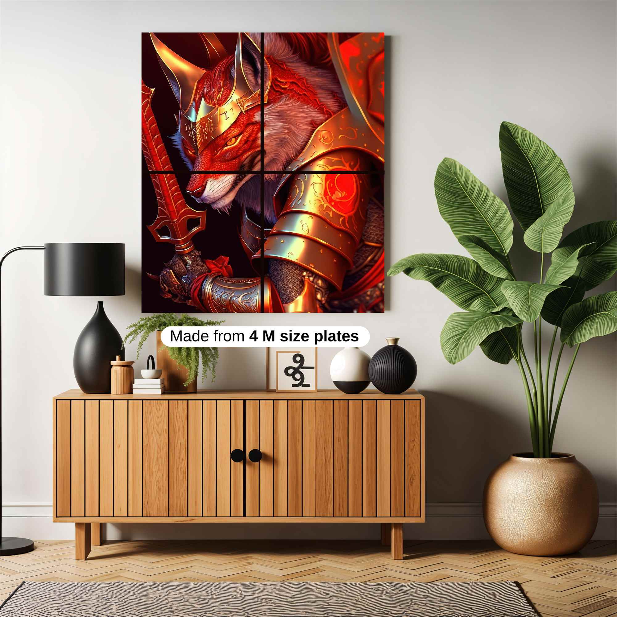 Fox Knight Safe Wall Magnetic / M